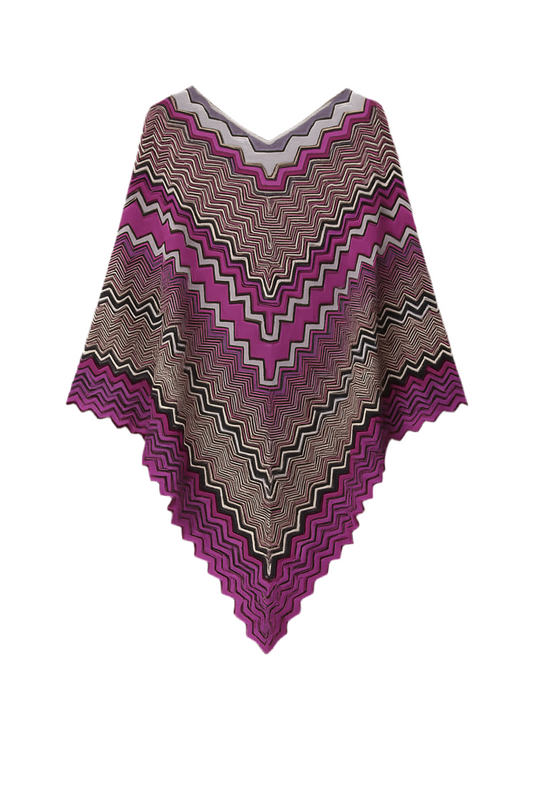Missoni zig zag poncho (pre-owned)