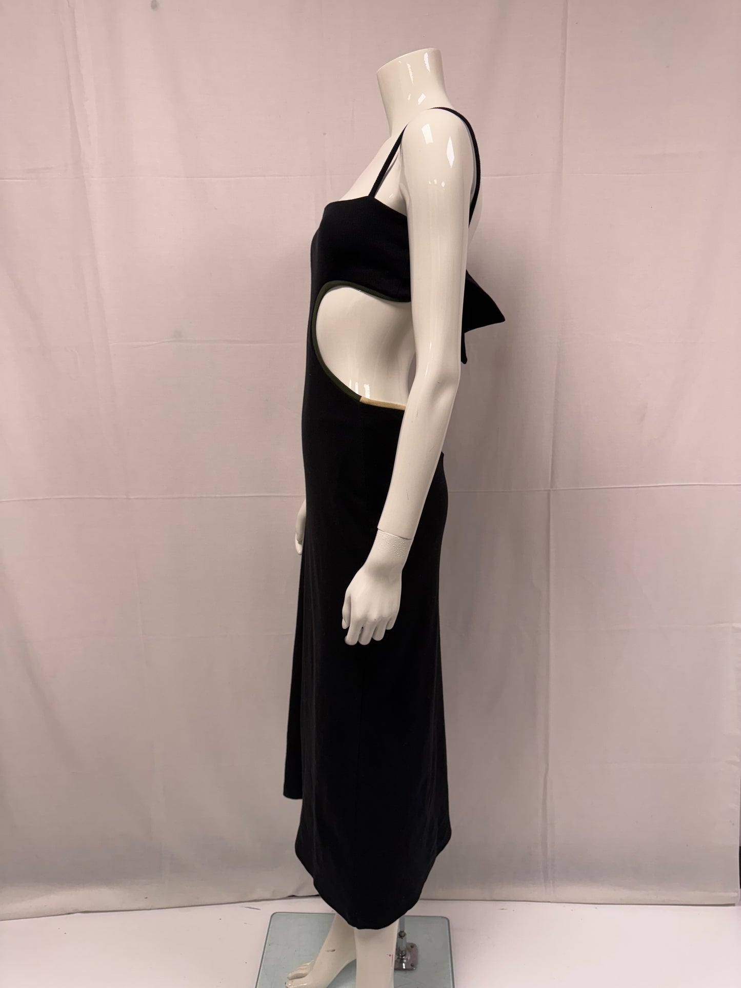 Johanna Ortiz black midi sundress (pre-owned)