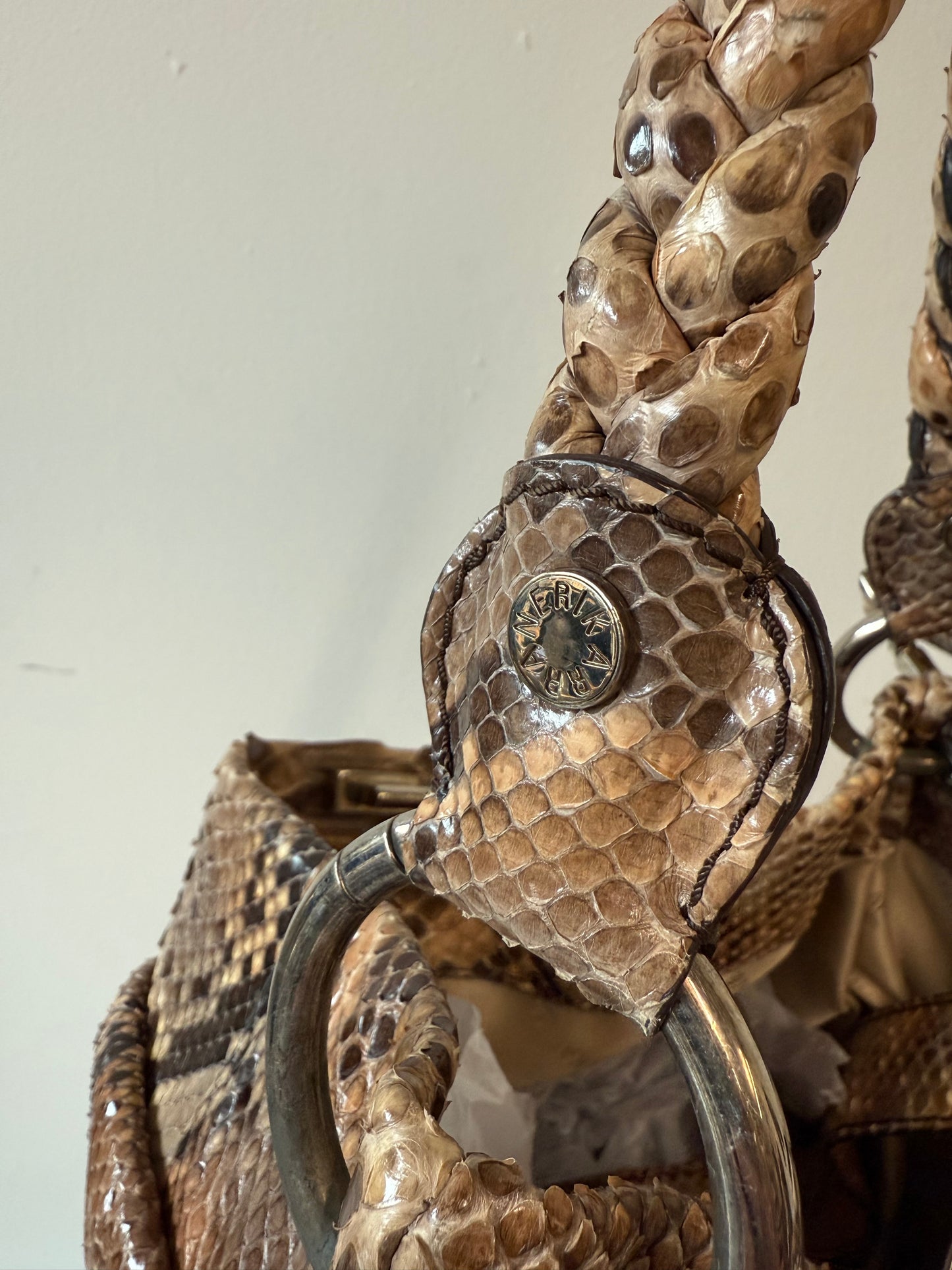 Neri Karra python tote bag (pre-owned)