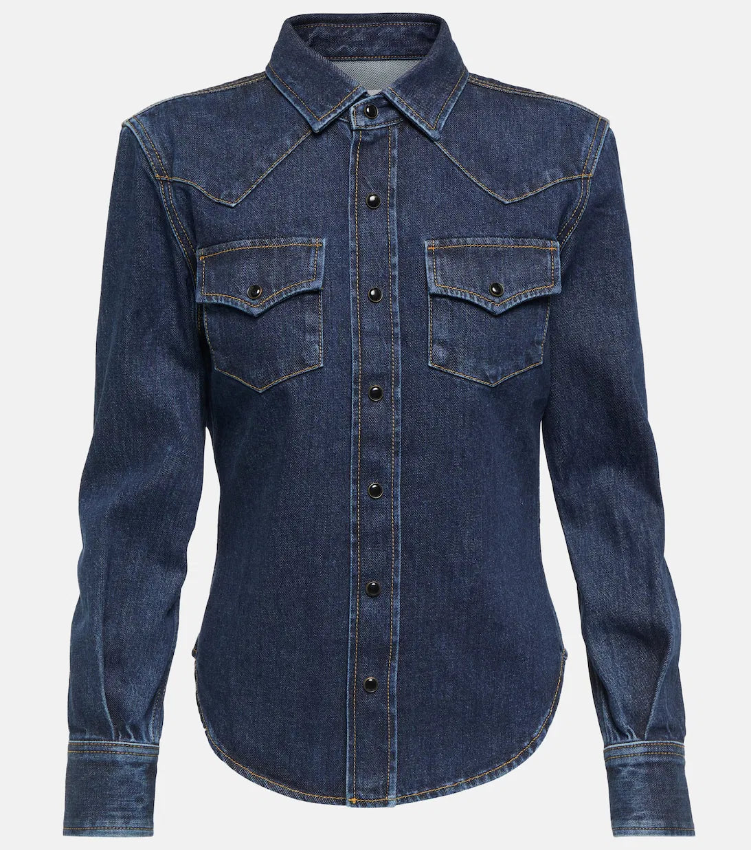 Saint Laurent denim western shirt (pre-owned)