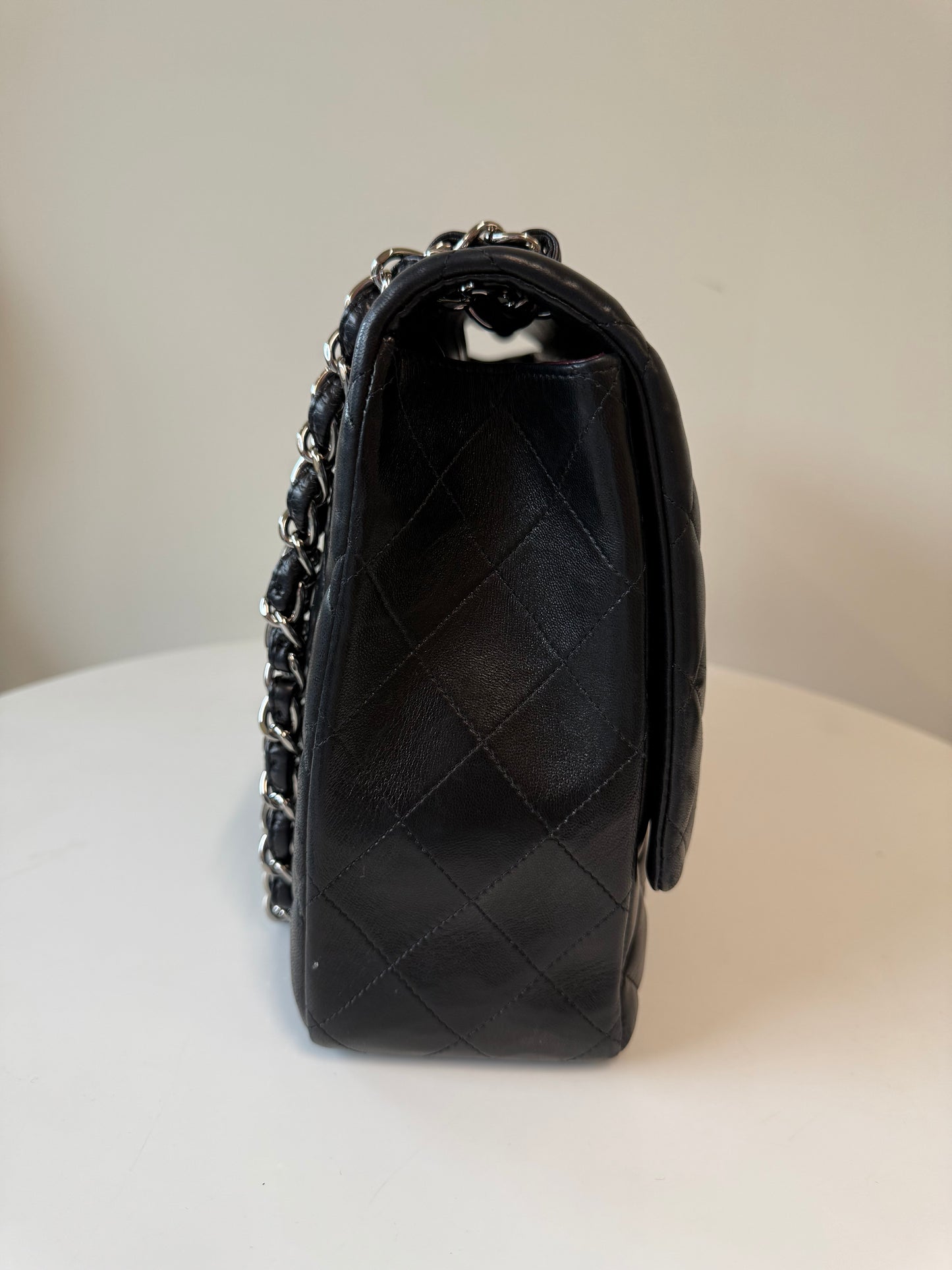 Chanel Black Maxi single flap