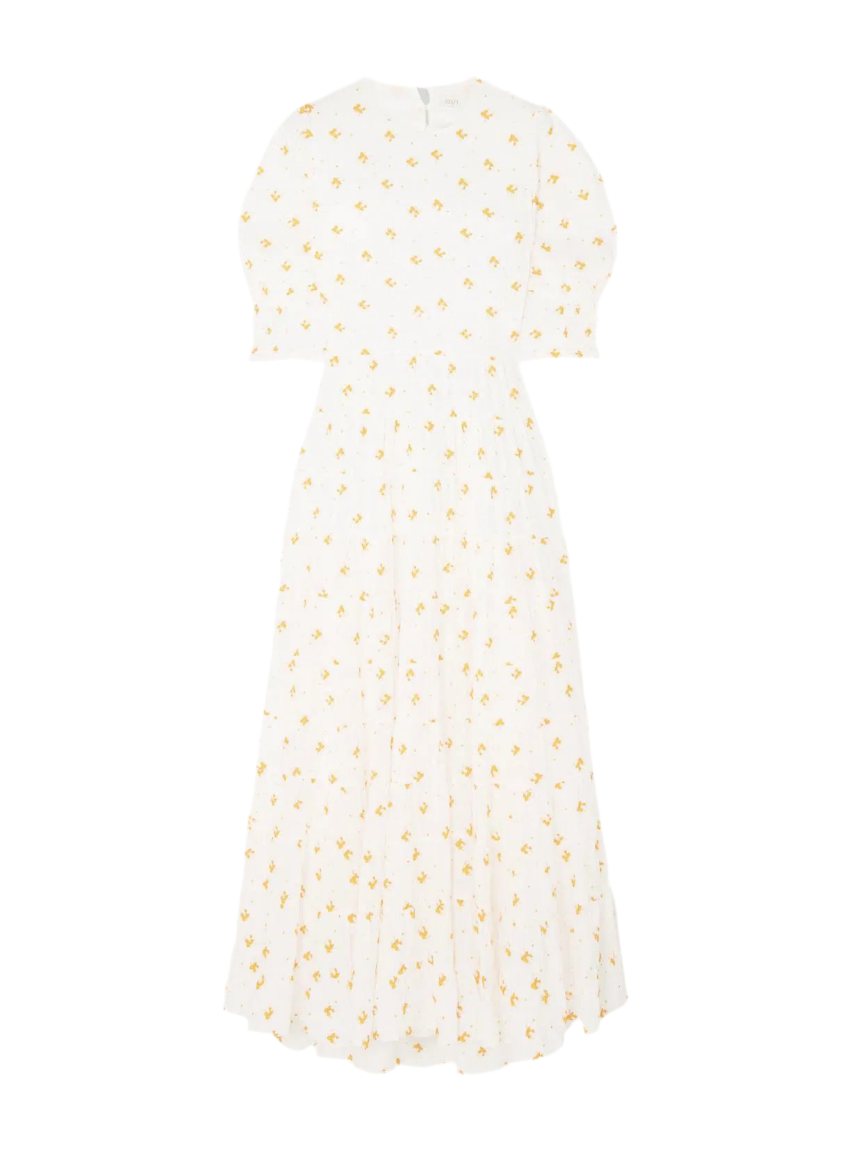 Rixo Tiered floral print maxi dress (pre-owned)