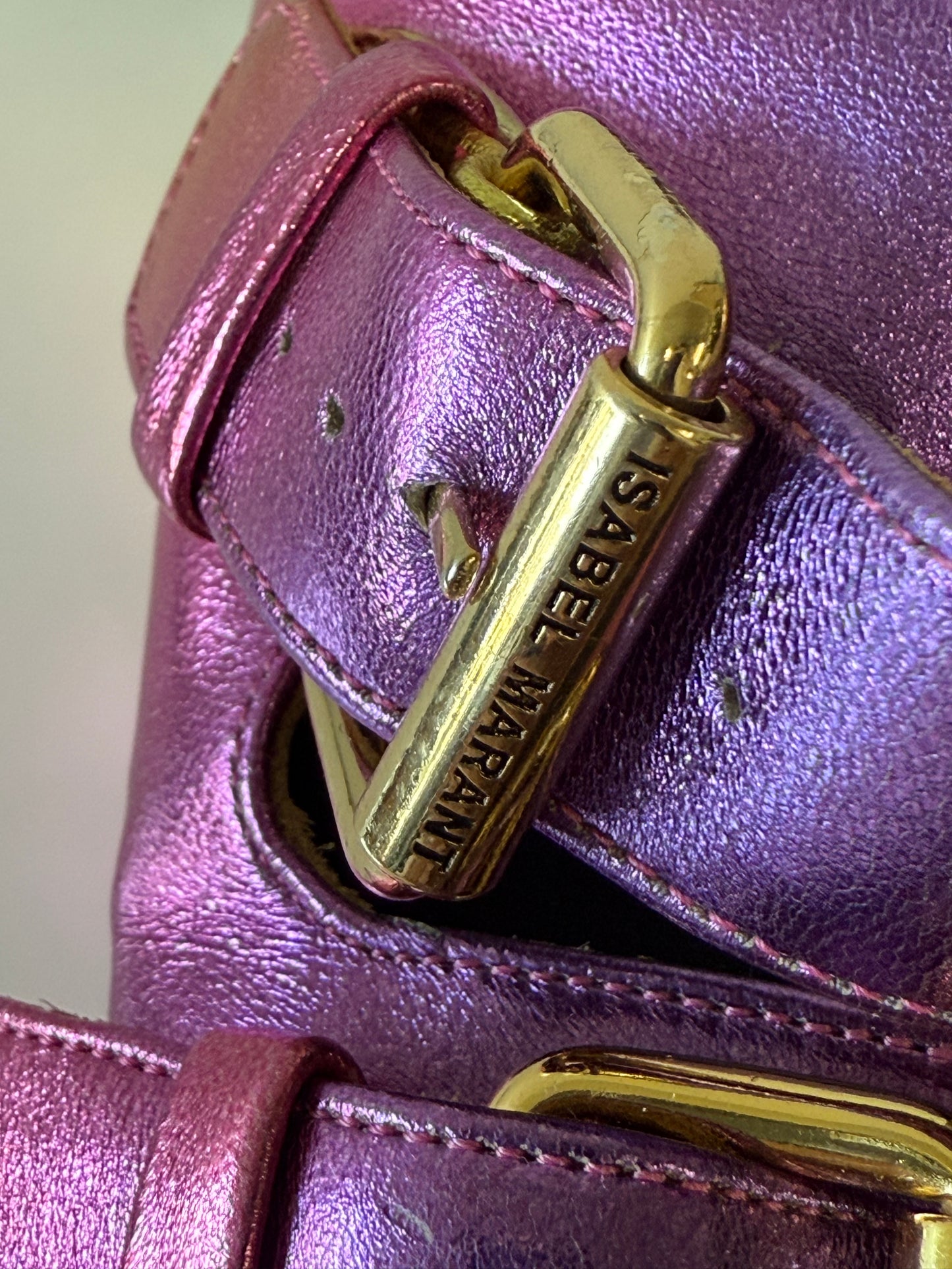 Isabel marant metallic slides (pre-owned)