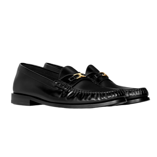 Celine luco triomophe black loafers (pre-owned)