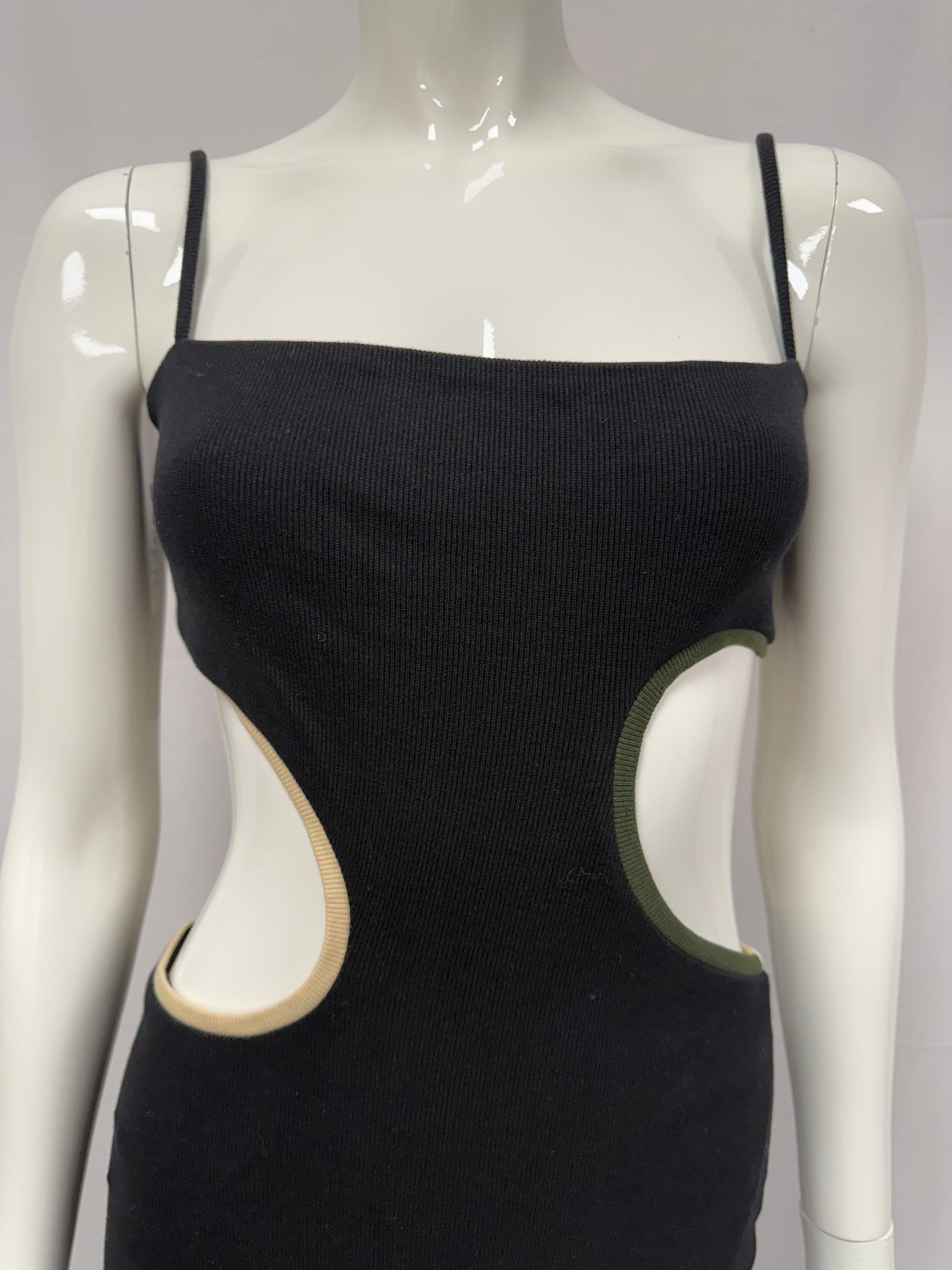 Johanna Ortiz black midi sundress (pre-owned)
