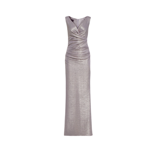 Talbot Runhof lilac metallic gown (pre-owned)
