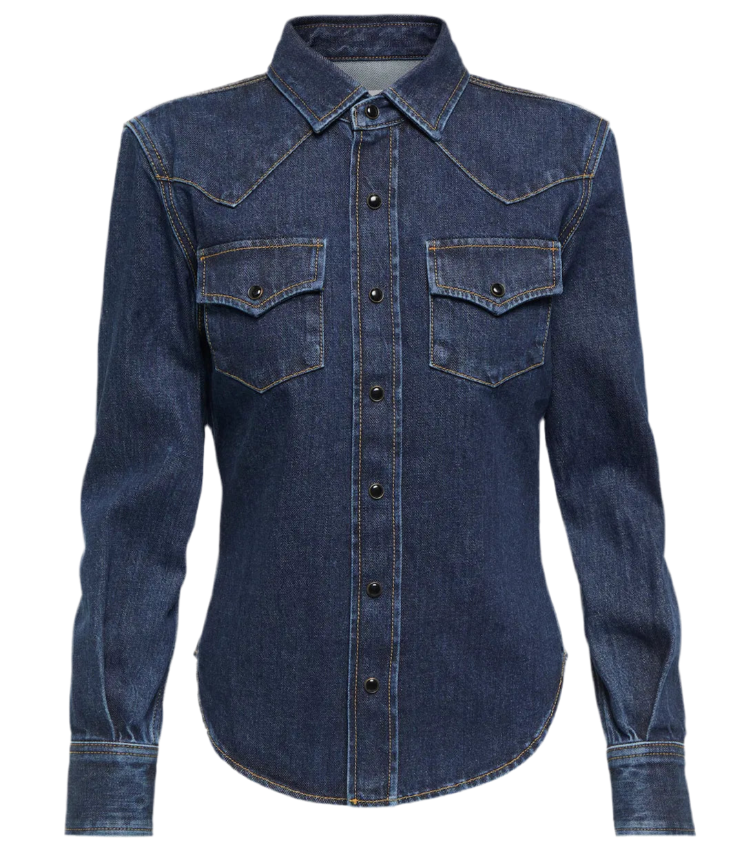 Saint Laurent denim western shirt (pre-owned)