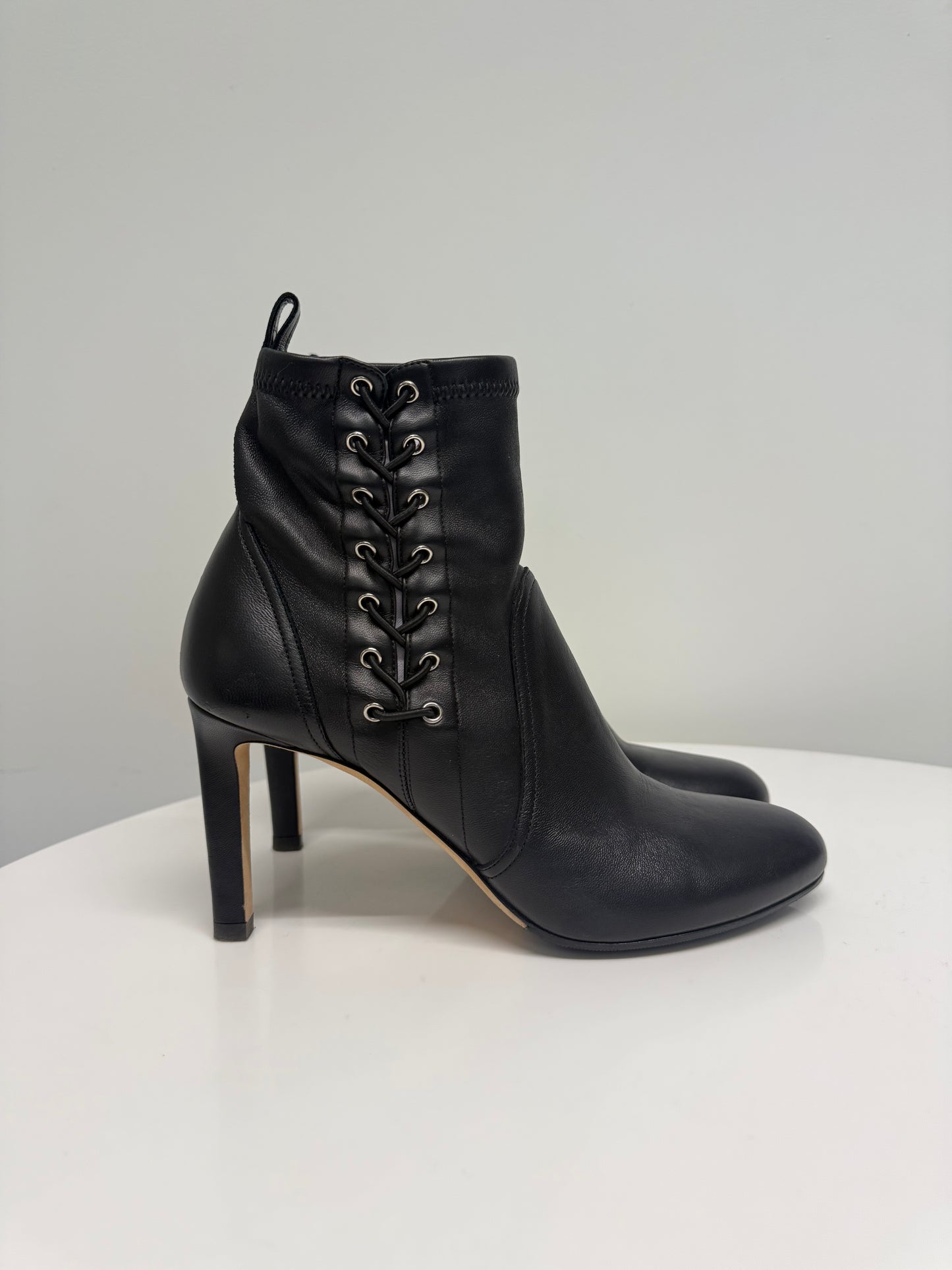 Jimmy Choo Mallory black boots (pre-owned)