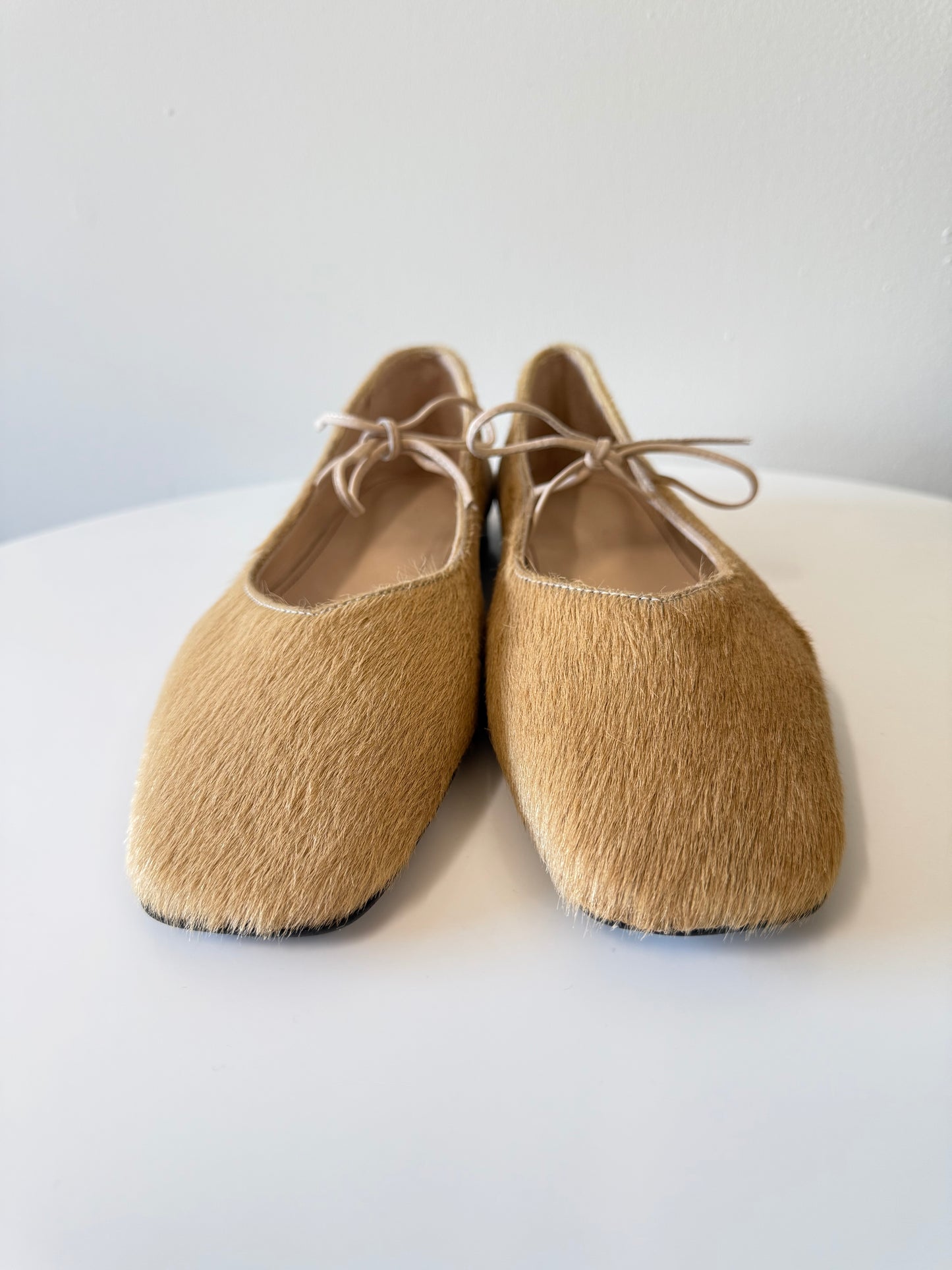 Alohas pony skin leder ballerinas (pre-owned)