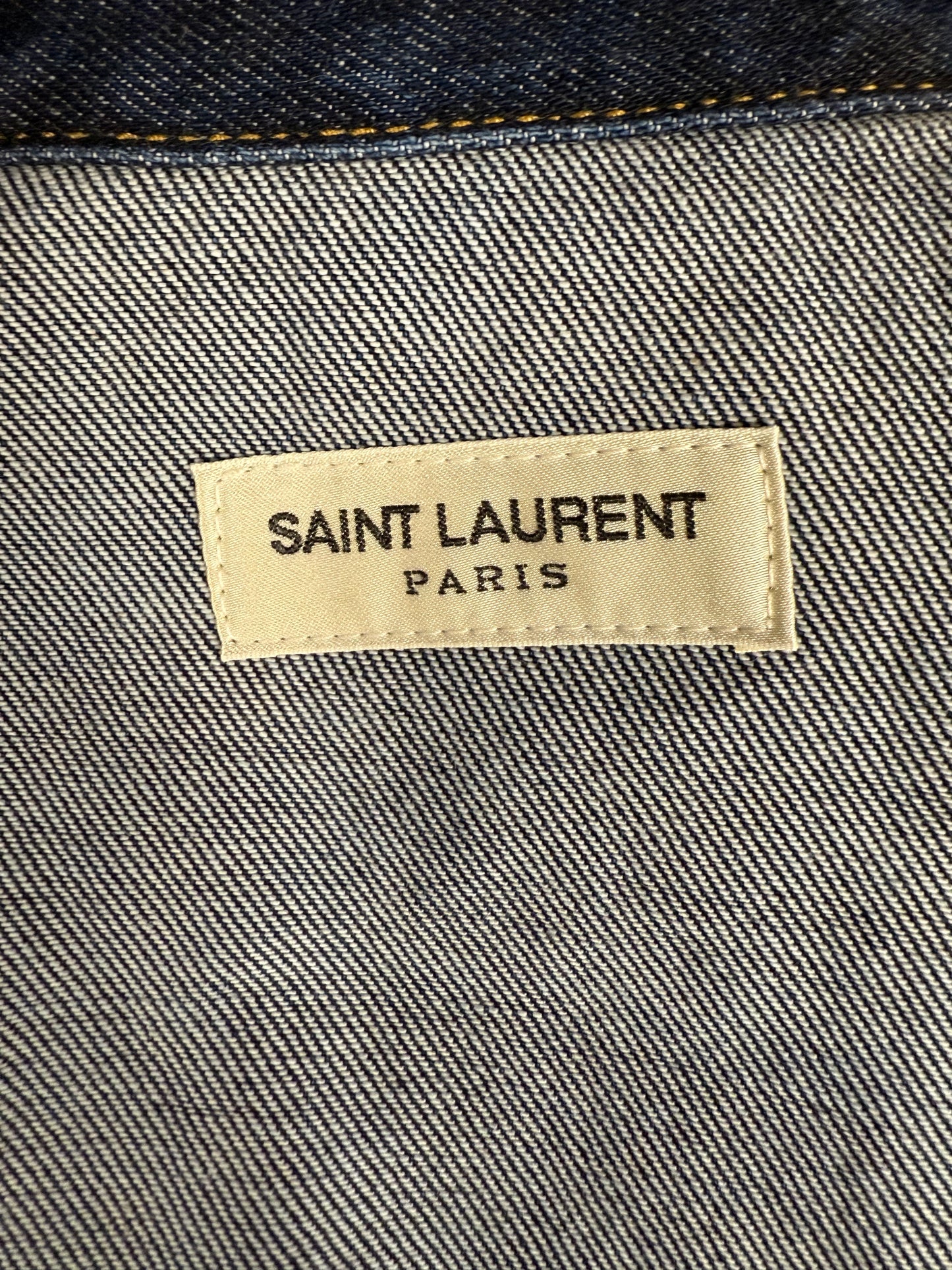 Saint Laurent denim western shirt (pre-owned)