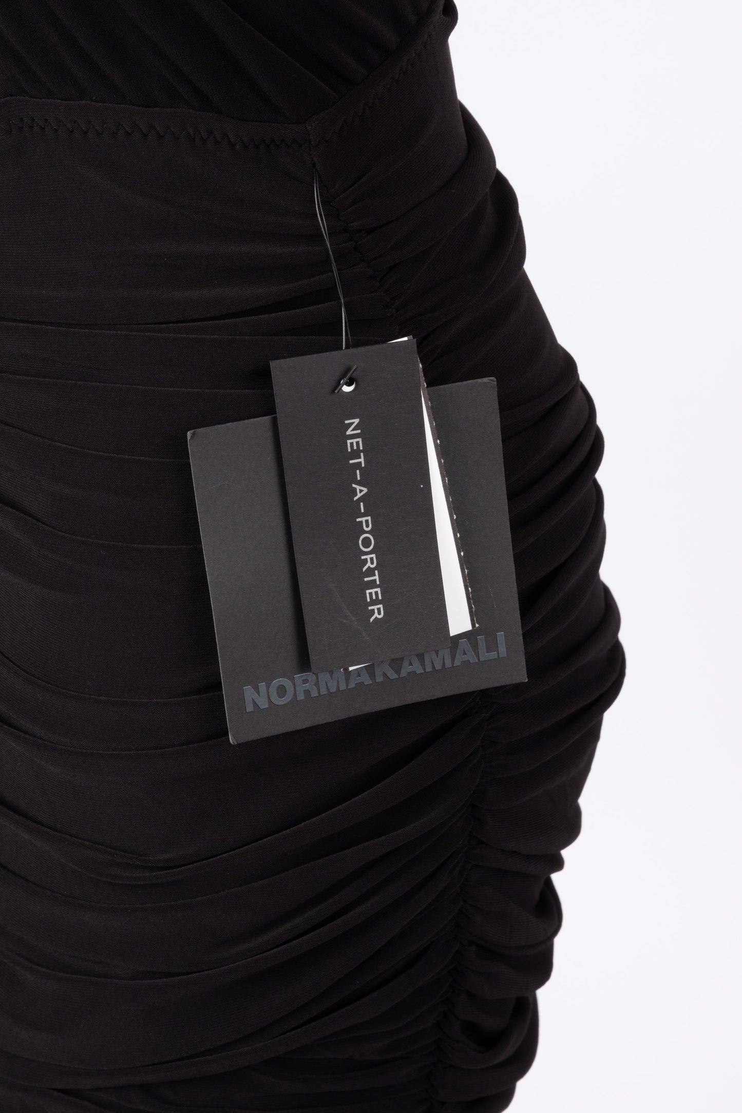 Norma Kamali black fishtail gown (pre-owned)