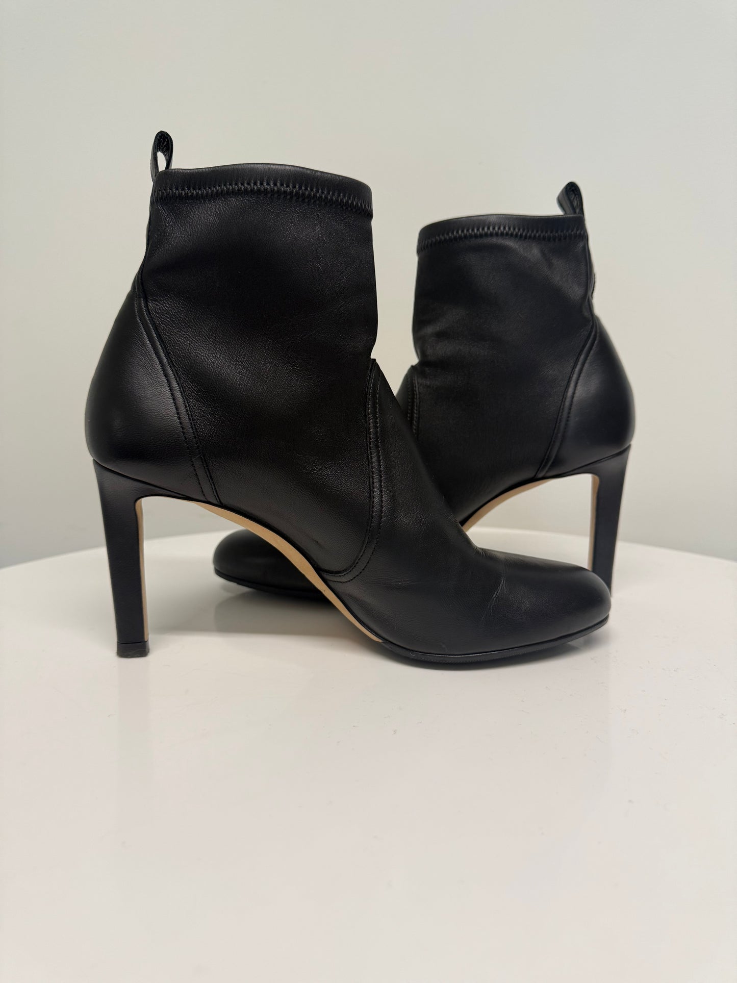 Jimmy Choo Mallory black boots (pre-owned)
