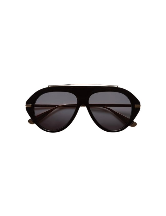 Past Midnight Black aviator sunglasses (pre-owned)