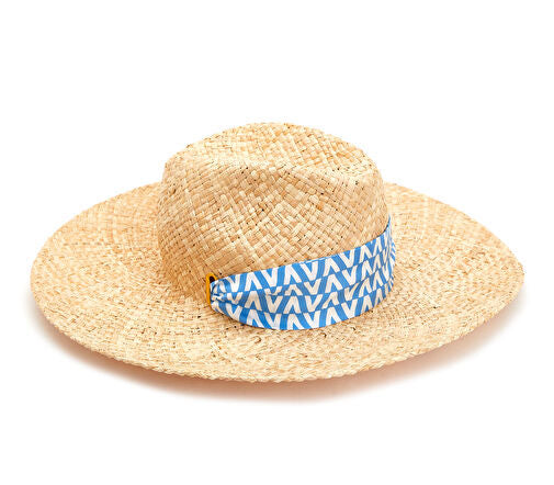 Valentino Garavani woven hat with scarf (pre-owned)