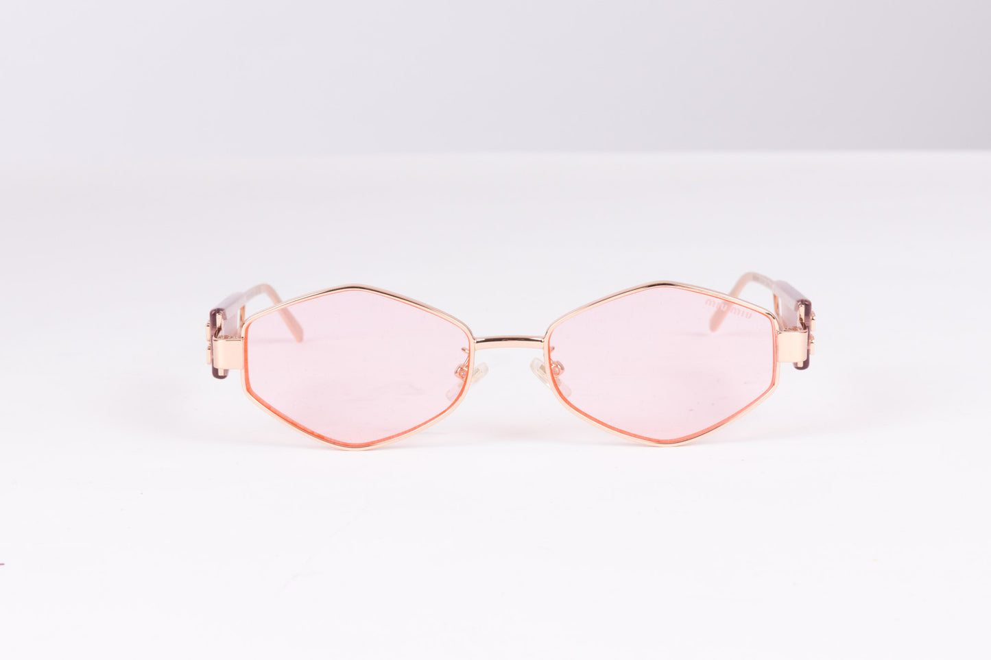 Miu Miu rose tinted sunglasses (pre-owned)