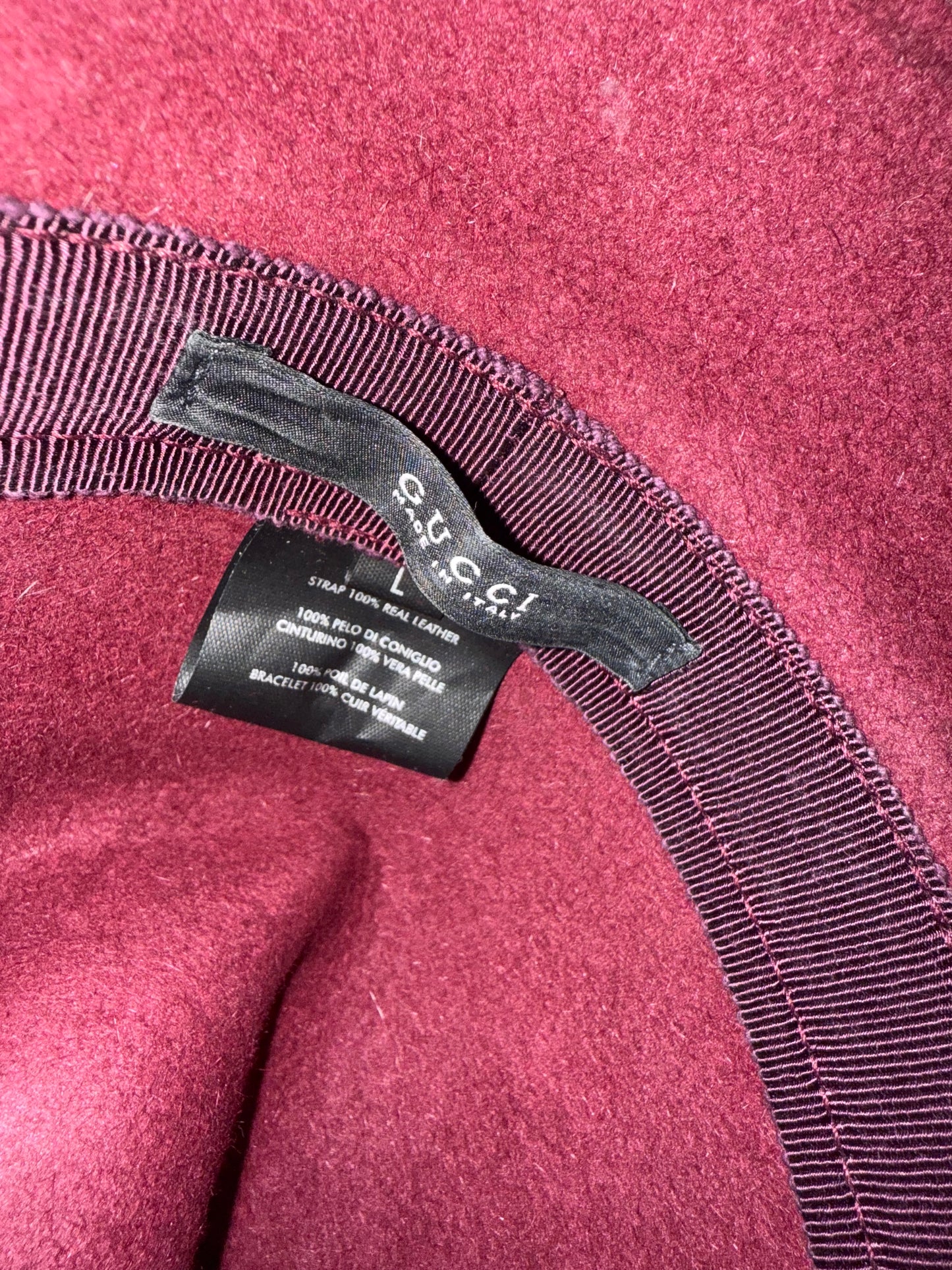 Gucci felt trilby hat (pre-owned)