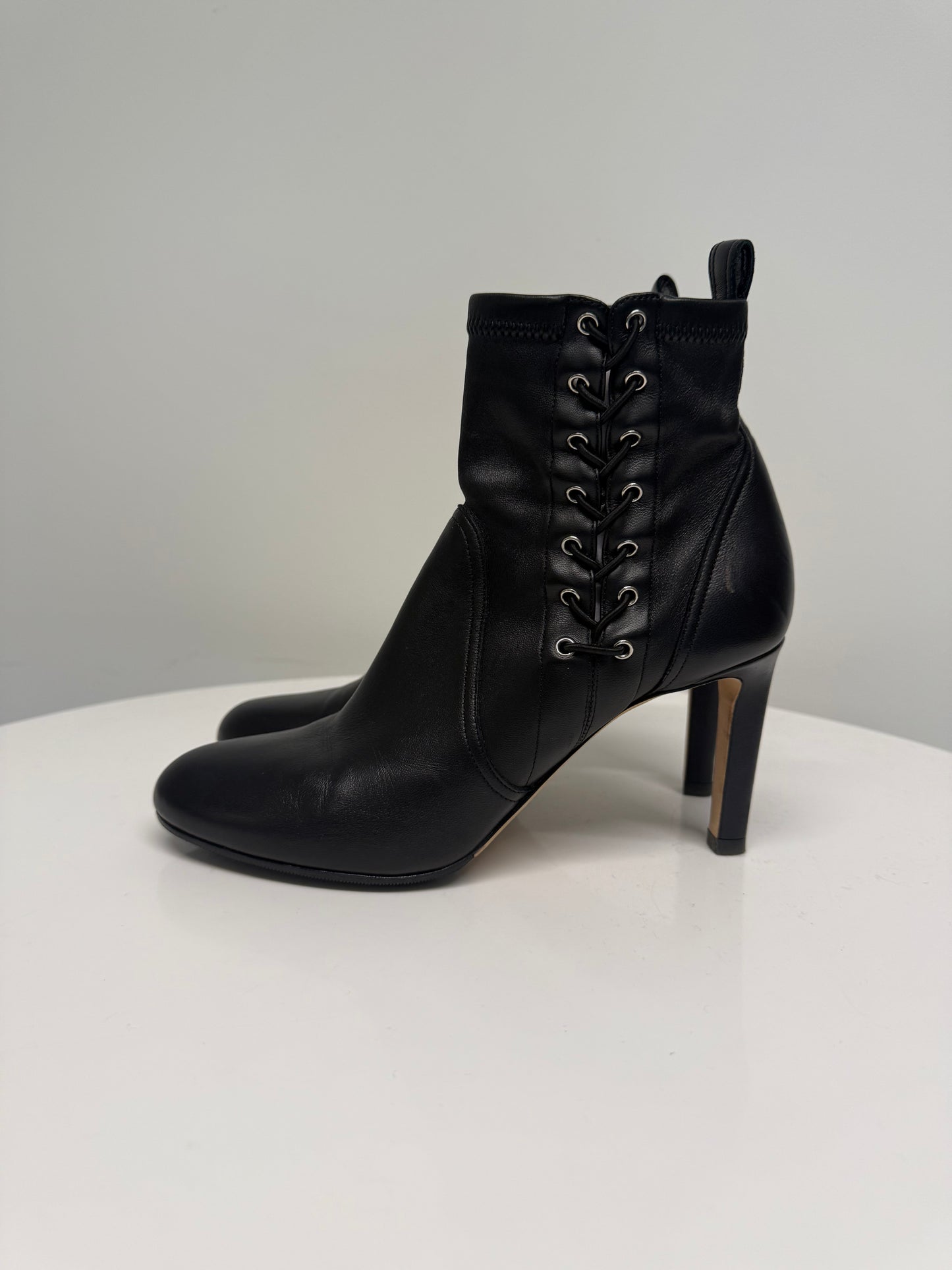 Jimmy Choo Mallory black boots (pre-owned)