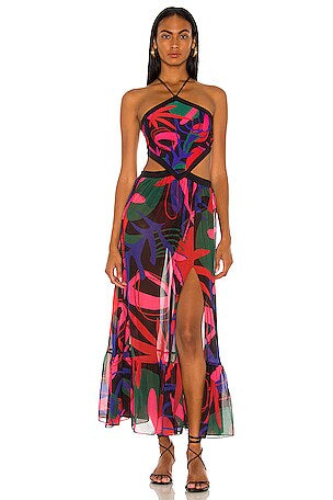 Pat Bo Rio halter beach dress
