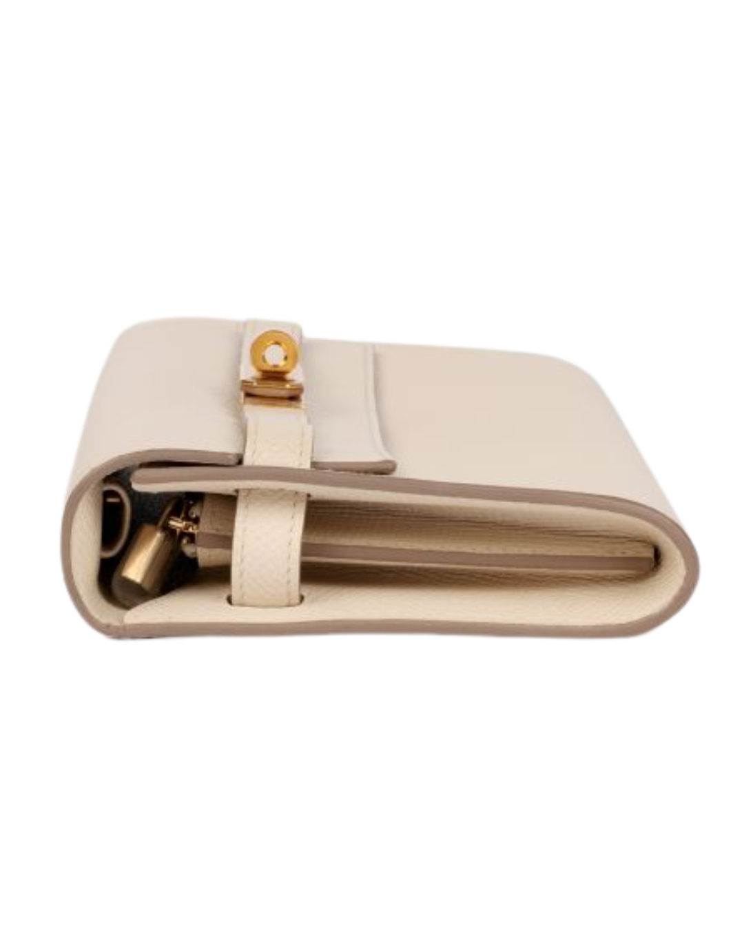 Hermes Nata Epsom Leather Kelly To Go Long Wallet