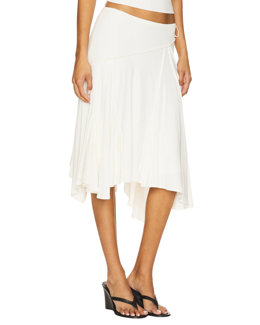 With Jean Cream Sharni Skirt