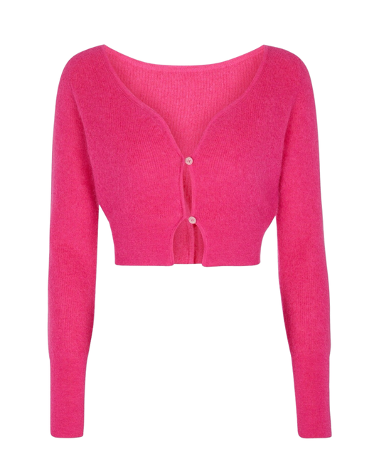 Jacquemus Pink Le Cardigan Alzou