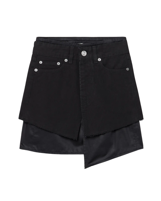 Our Legacy Black Mini Denim Skirt