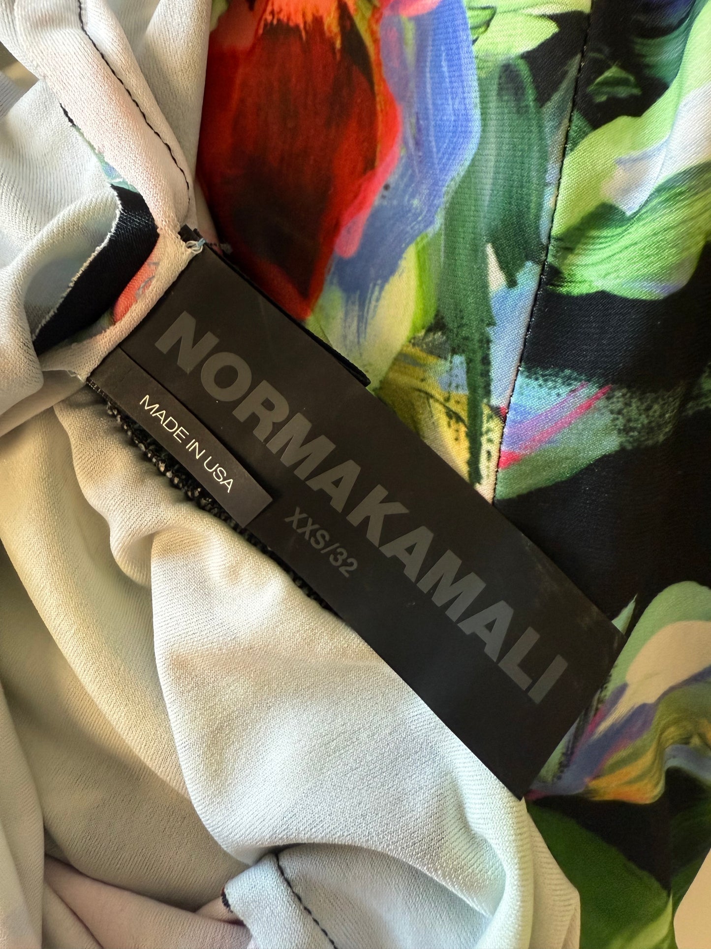 Norma Kamali floral maxi dress