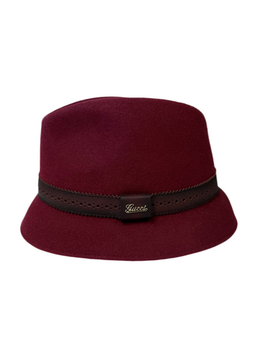 Gucci felt trilby hat (pre-owned)