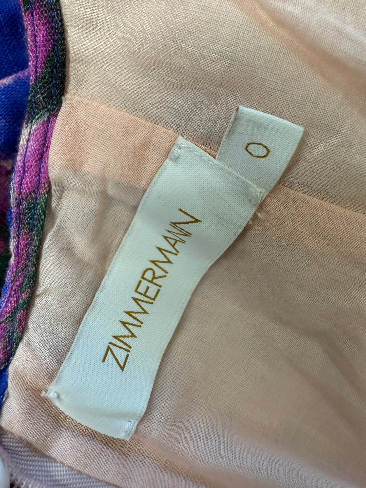 Zimmermann High Tide Frilled Mini Dress (pre-owned)