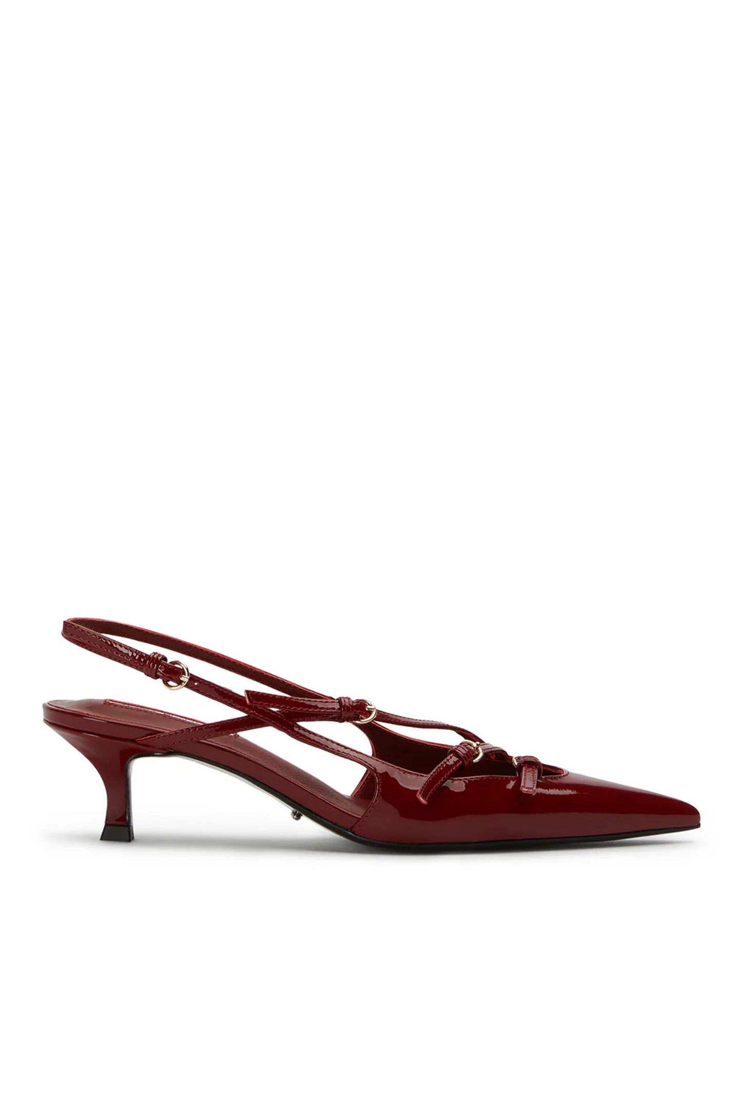 Tony Bianco red patent kitten heels (pre-owned)