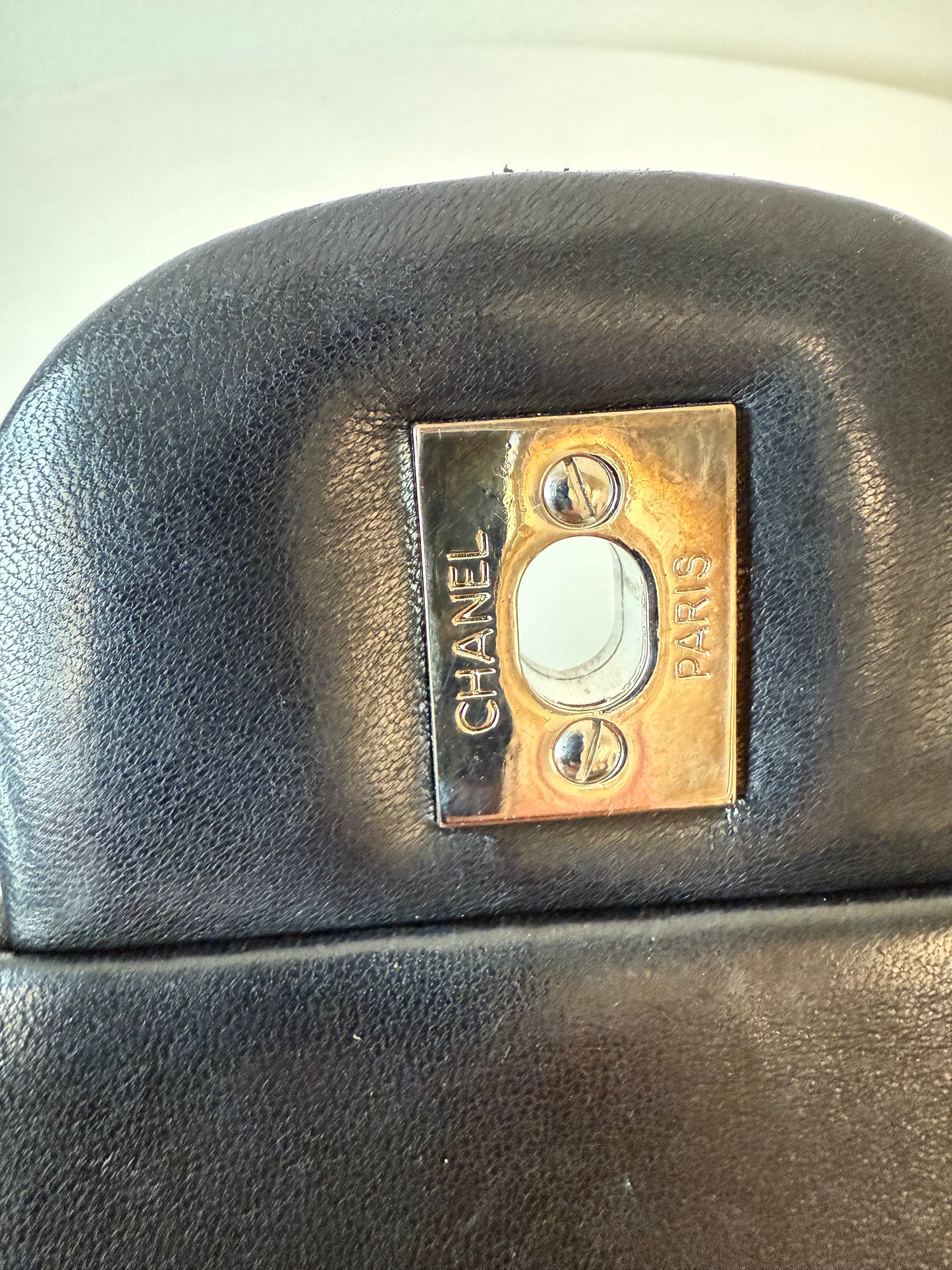 Chanel Black Maxi single flap