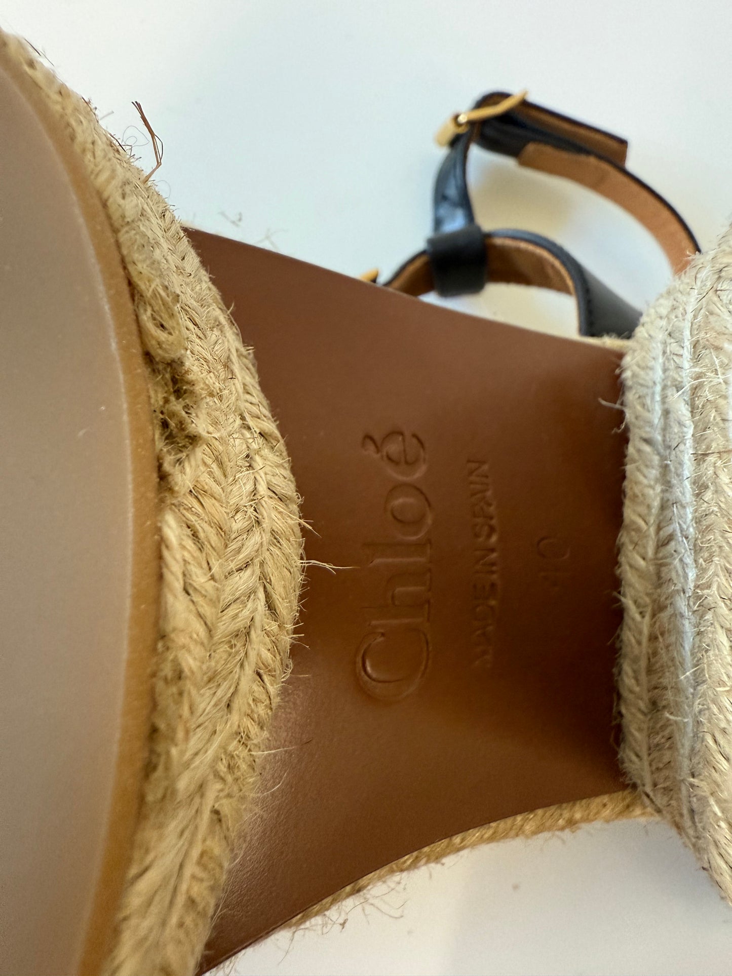 Chloe espadrille wedge heels (pre-owned)