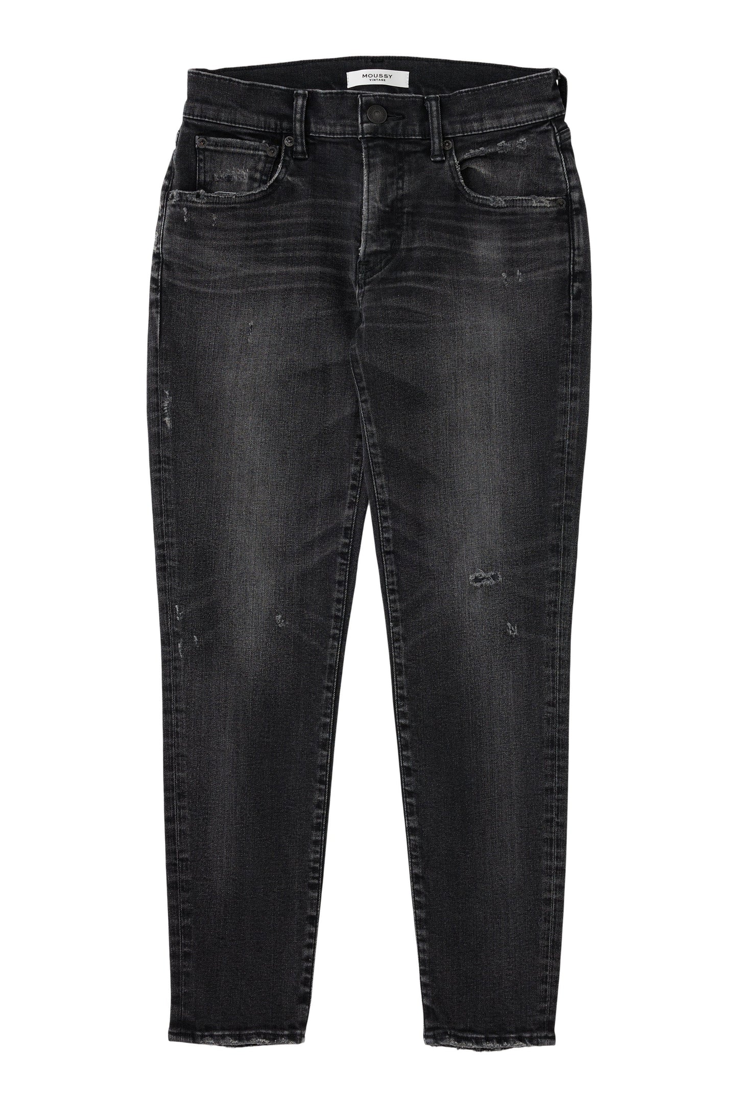 Moussy Vintage washed black distressed jeans (pre-owned)