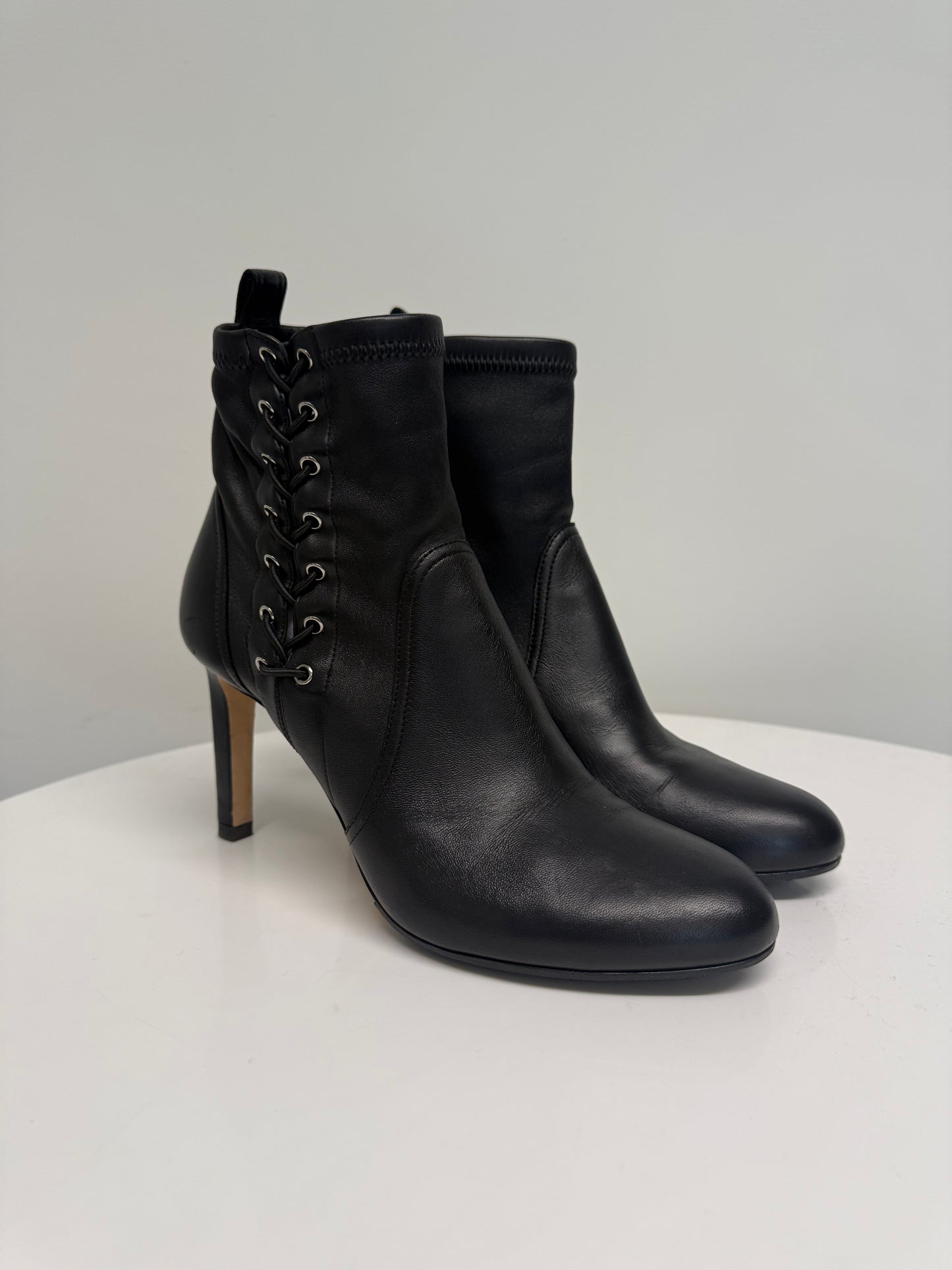 Jimmy Choo Mallory black boots (pre-owned)
