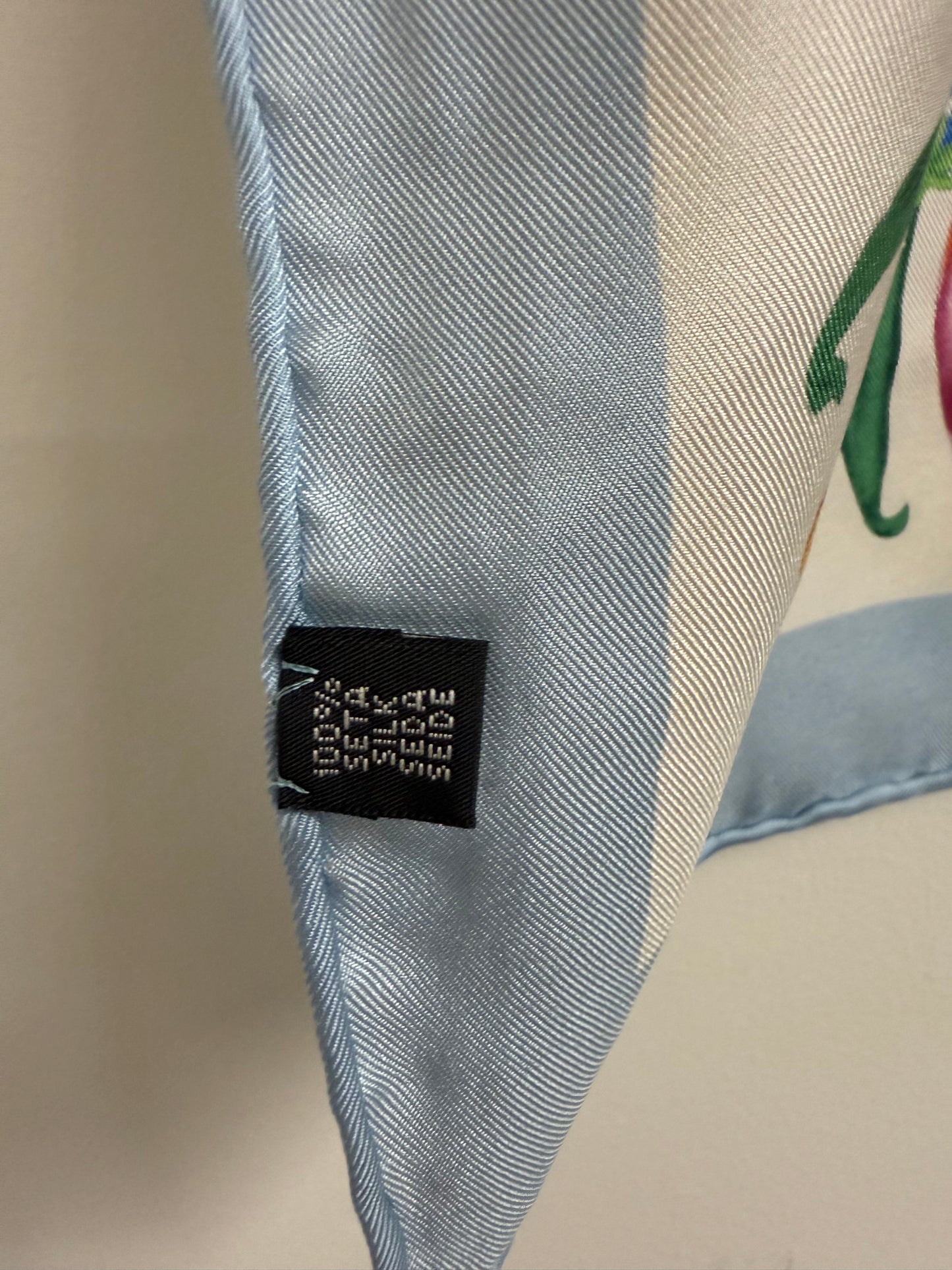 Gucci 1980s flora silk scarf (pre-owned)