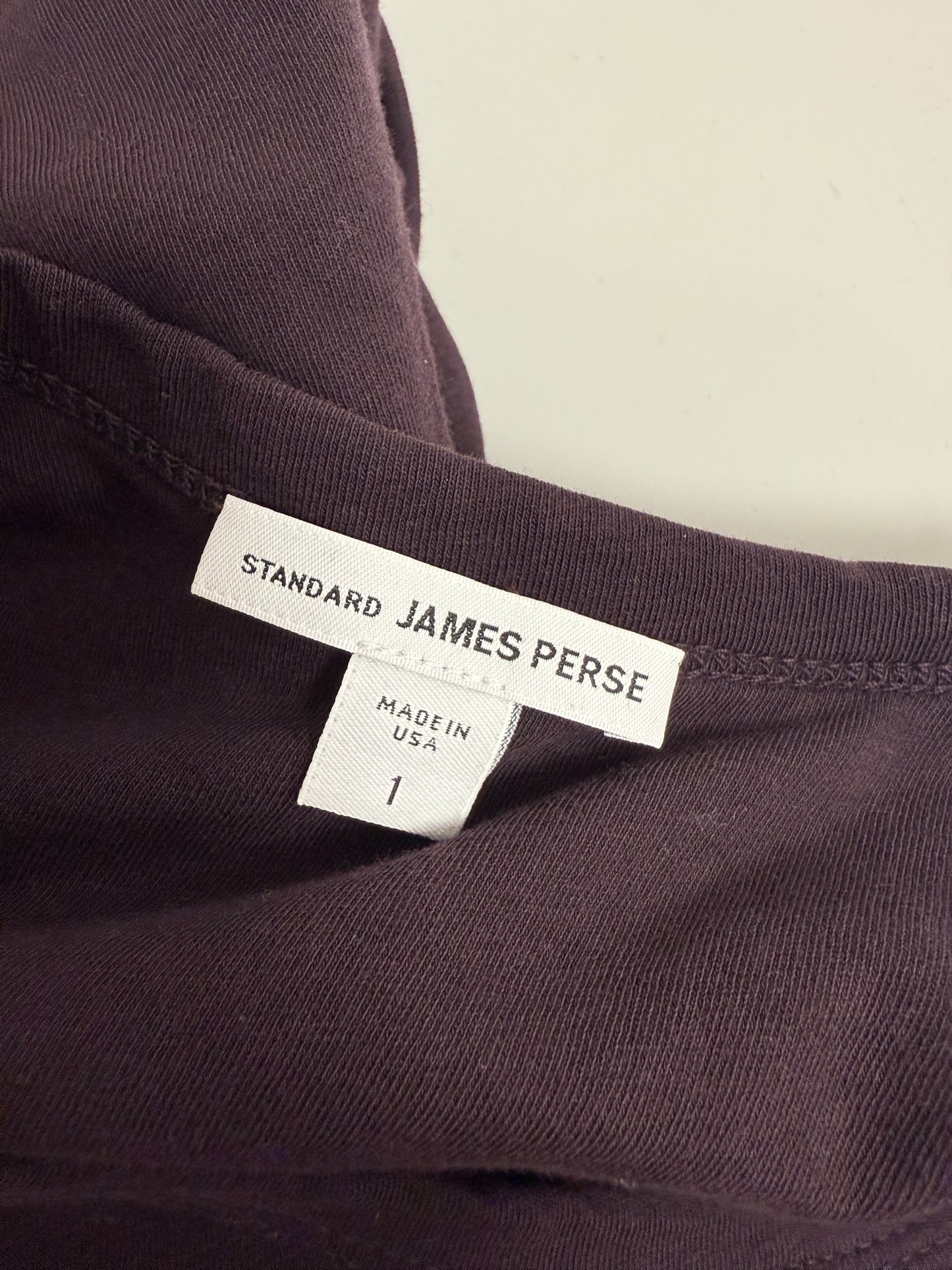 James Perse Plum cotton midi dress (pre-owned)