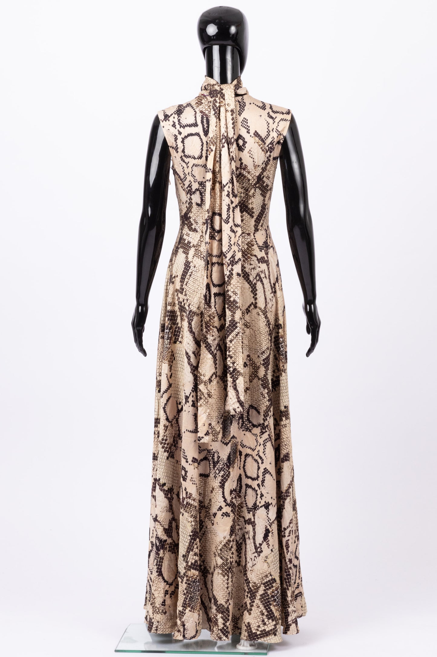 Solace London snake print gown (pre-owned)