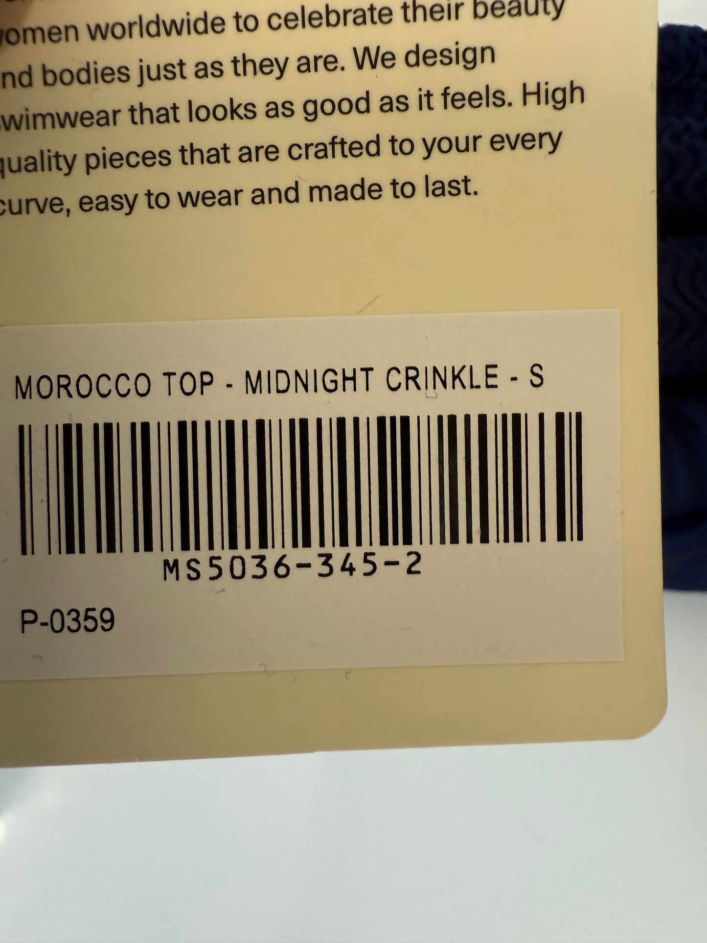 Monday Morocco top (pre-owned)