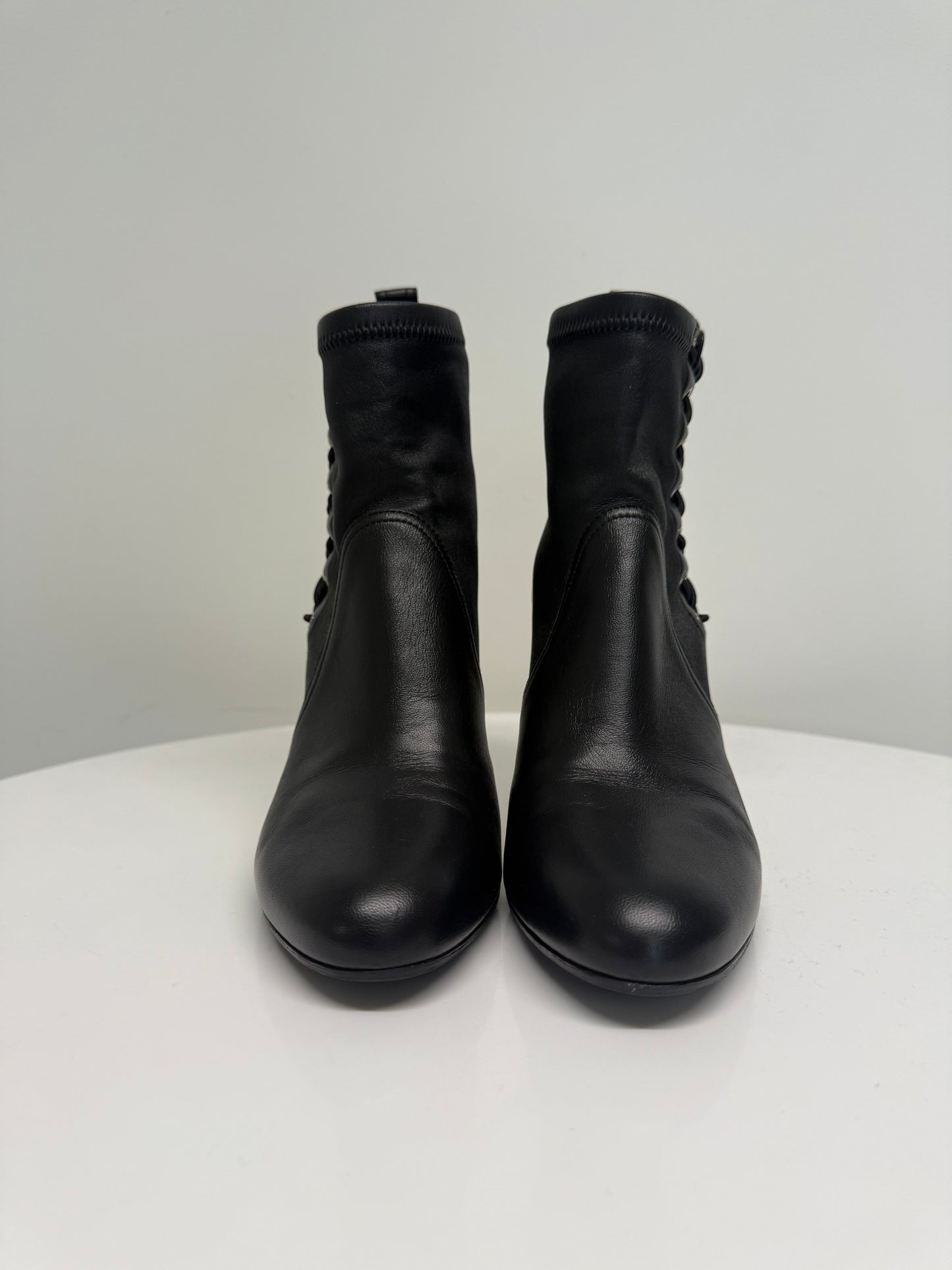 Jimmy Choo Mallory black boots (pre-owned)