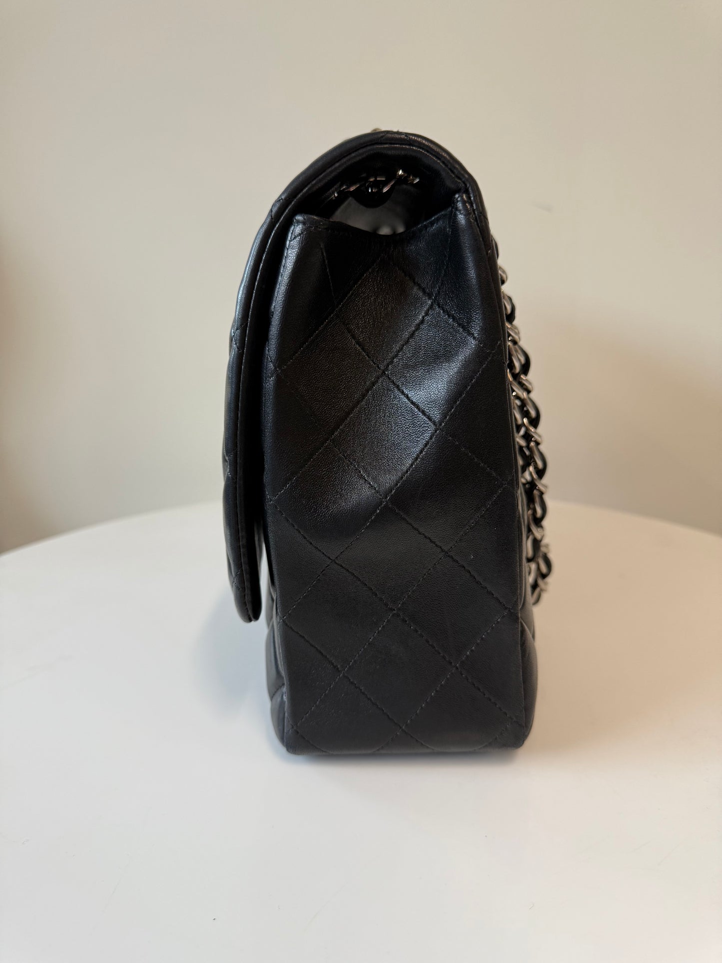 Chanel Black Maxi single flap