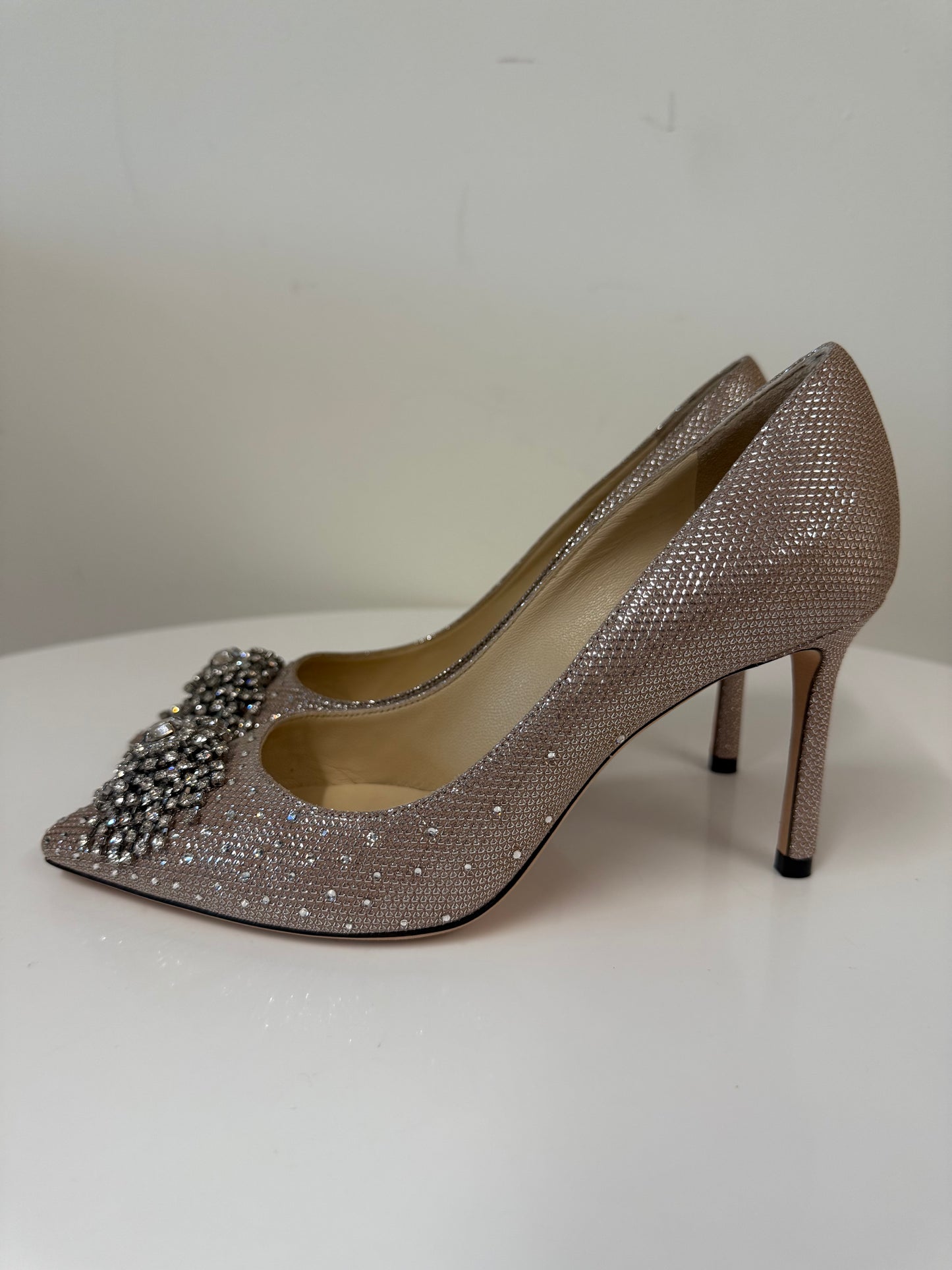 Jimmy Choo Joan glitter pumps (pre-owned)