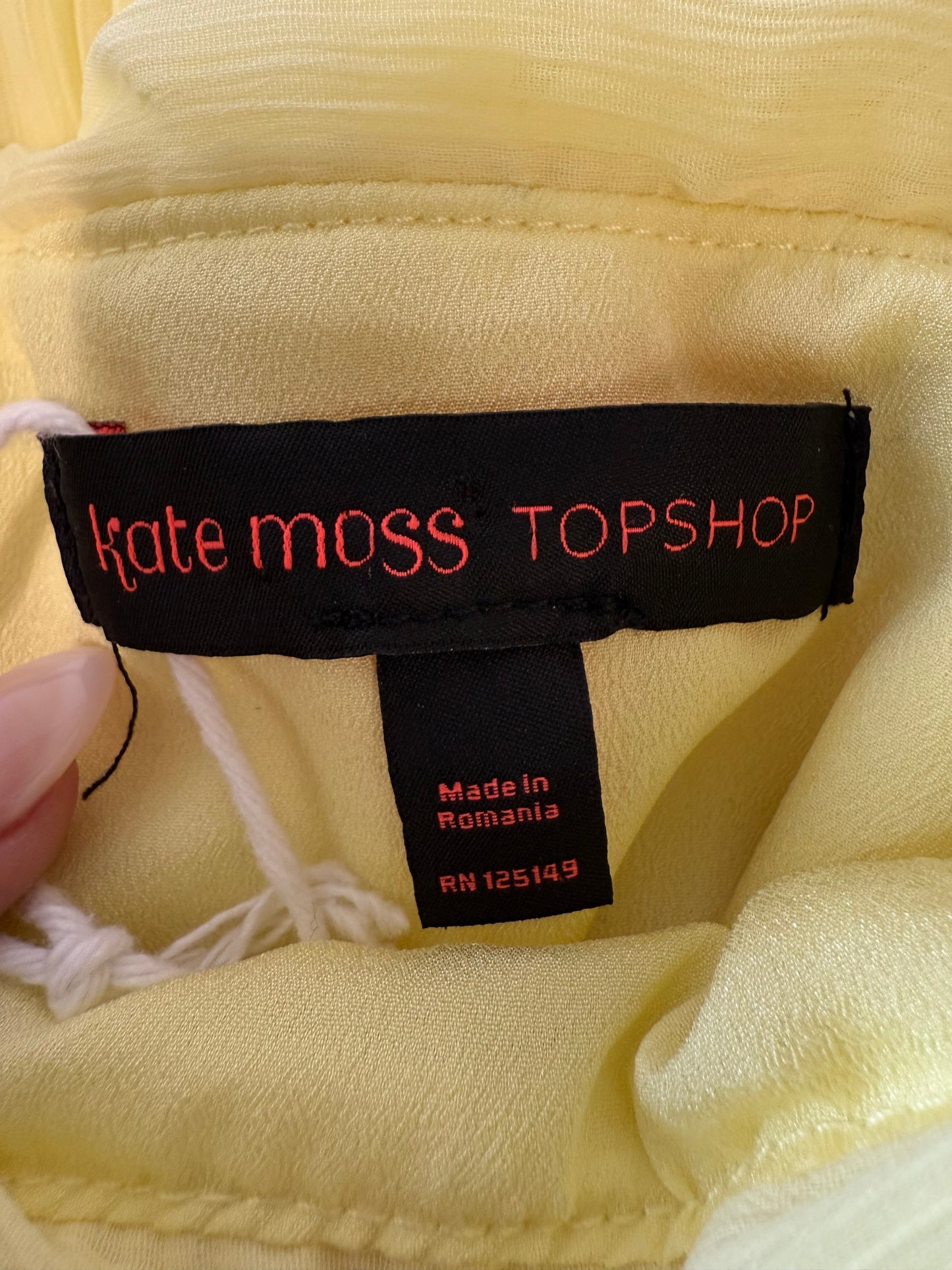 Kate Moss X Topshop yellow dress (pre-owned)