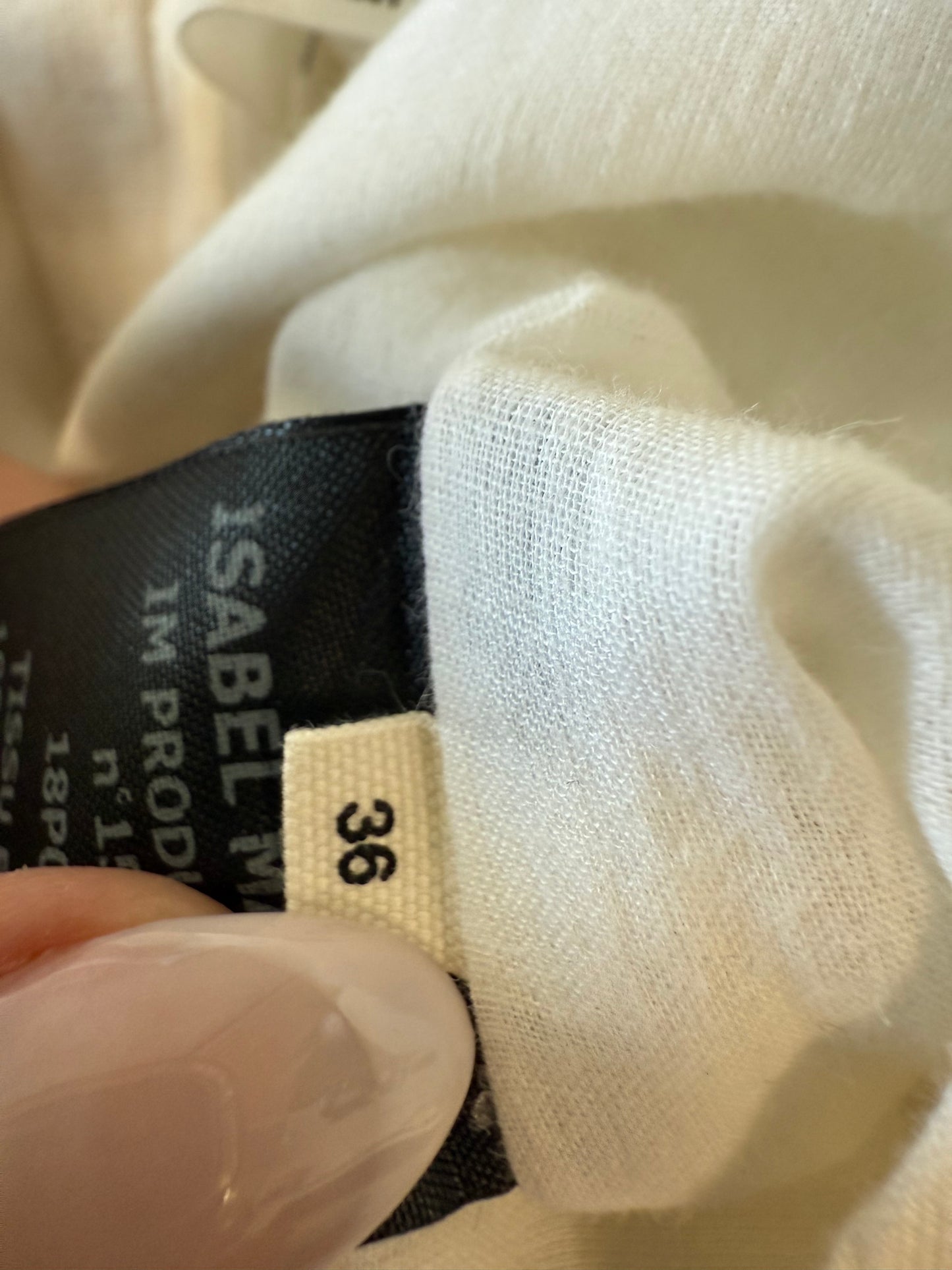 Isabel Marant Ètoile white linen dress (pre-owned)
