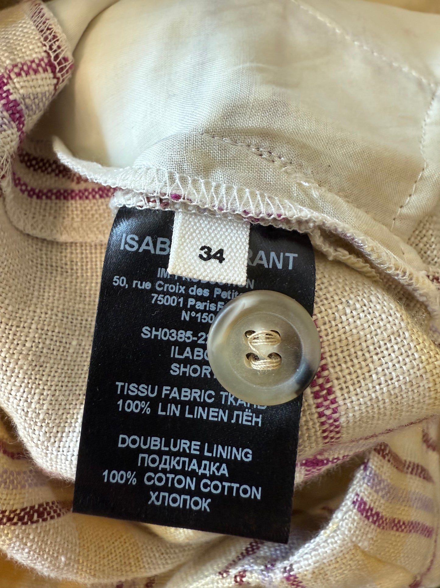 Isabel Marant Etoile linen shorts (pre-owned)