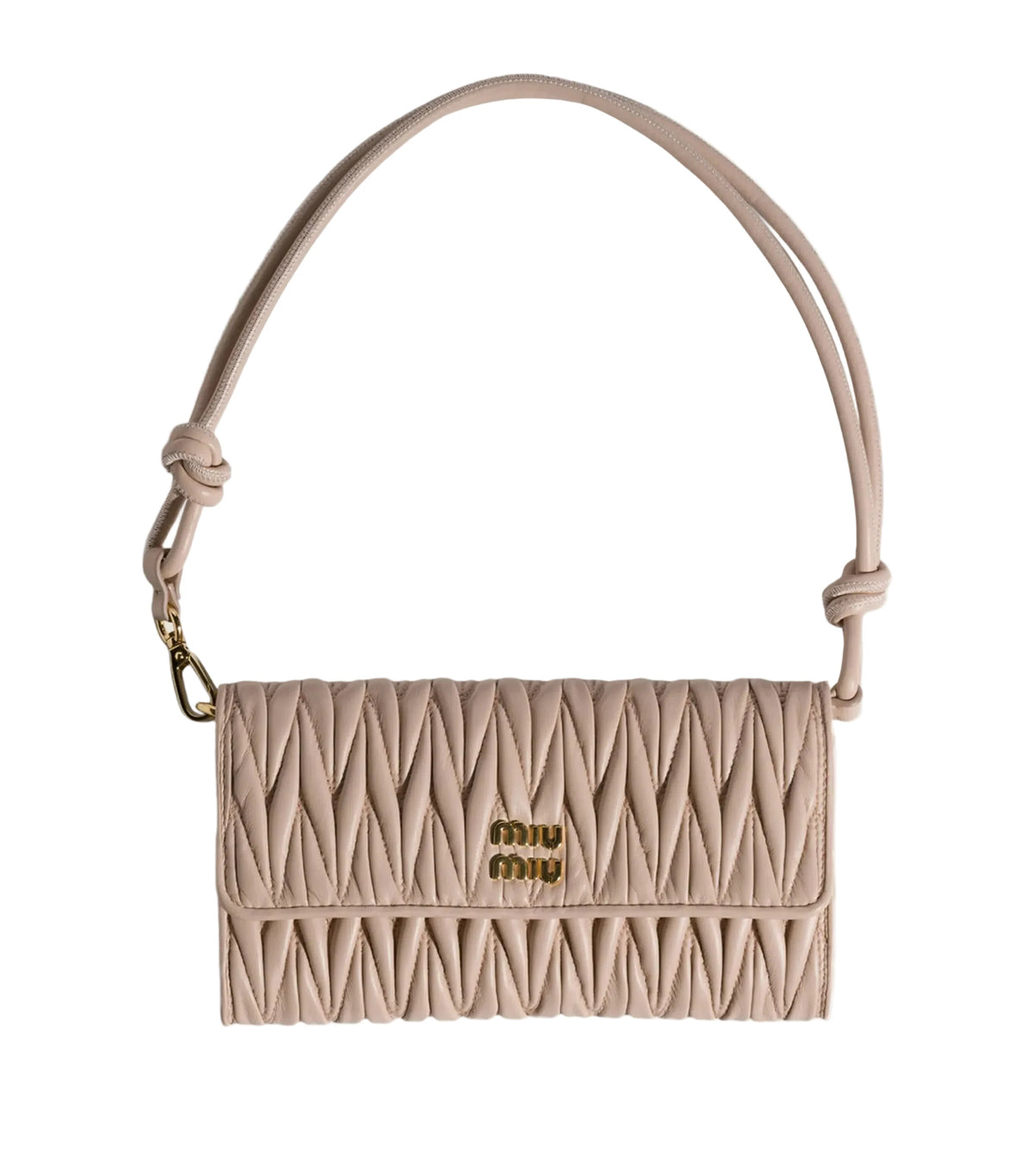 Miu Miu Matelassé Nappa Leather Wallet