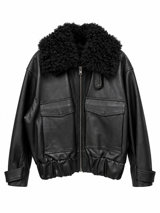 Studio Wylder relaxed leather jacket