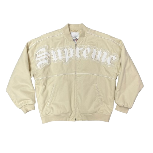 Supreme Cream Old English Varsity Jacket (pre-owned)