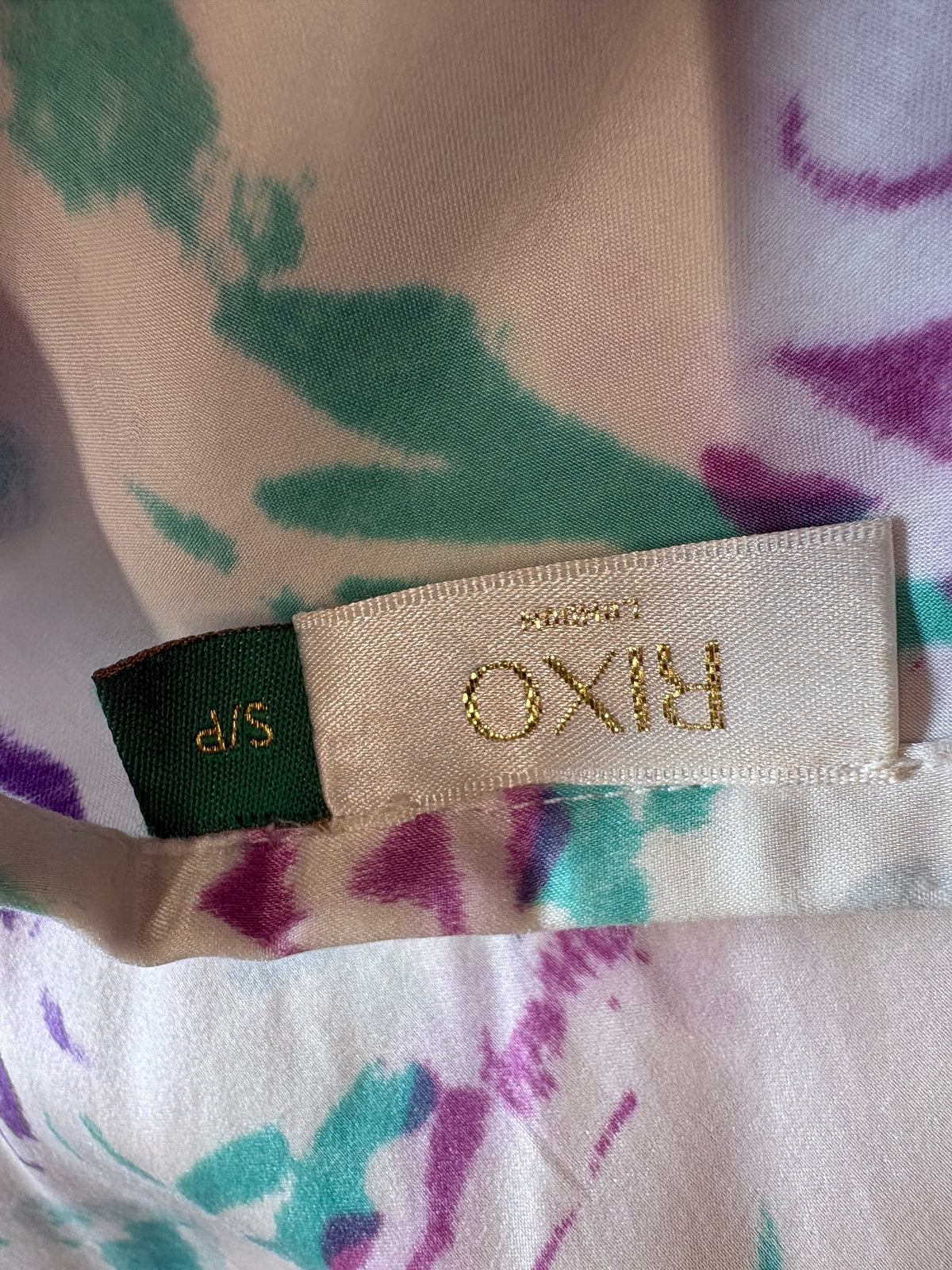 Rixo Kelly Purple Floral Skirt