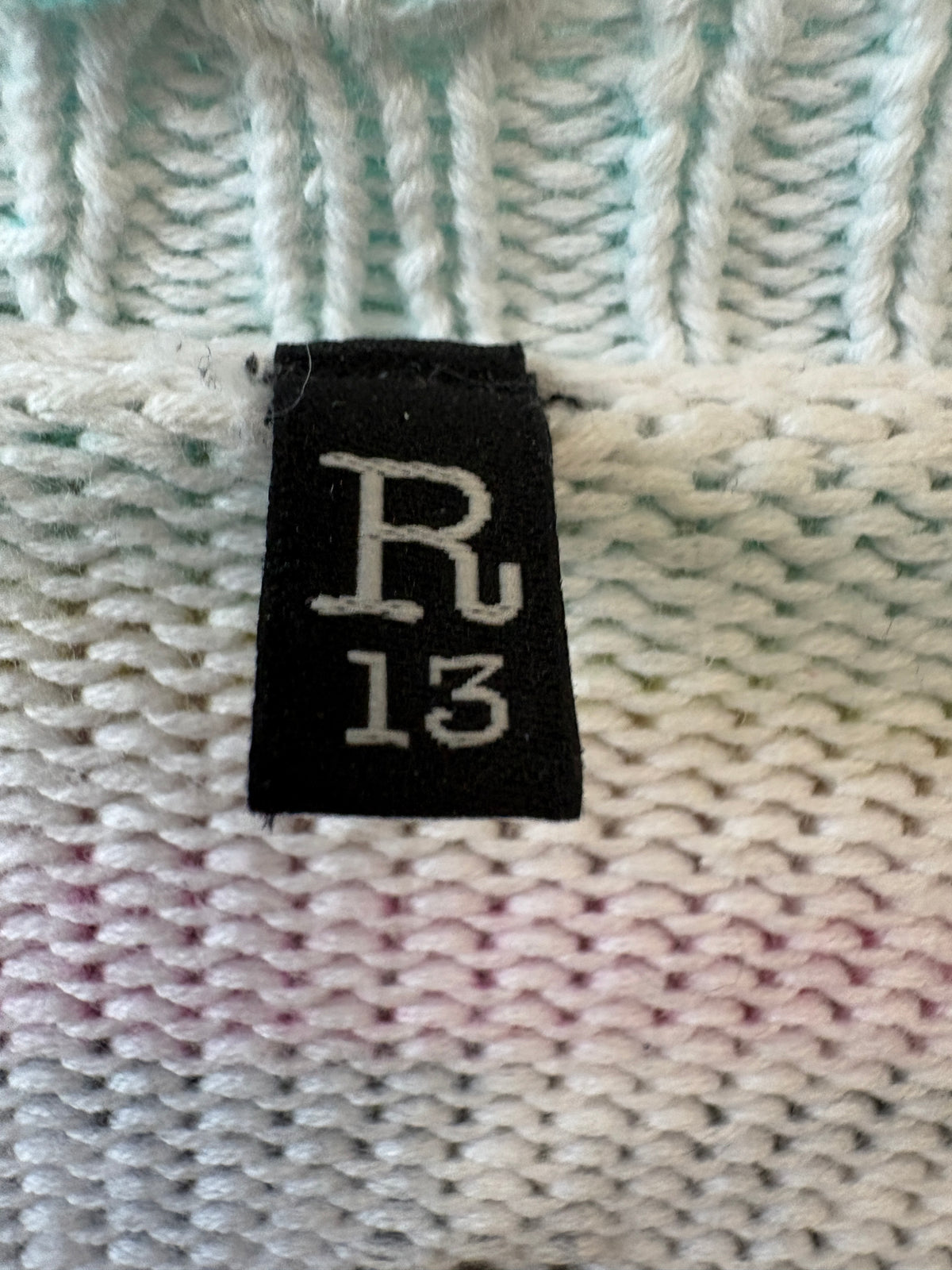 R13 Multicolour Knit Cardigan