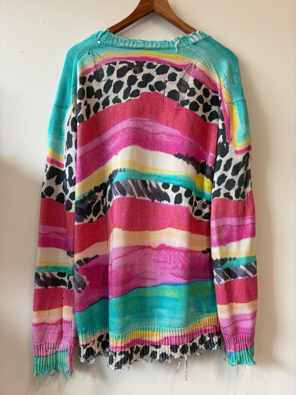R13 Multicolour Knit Cardigan